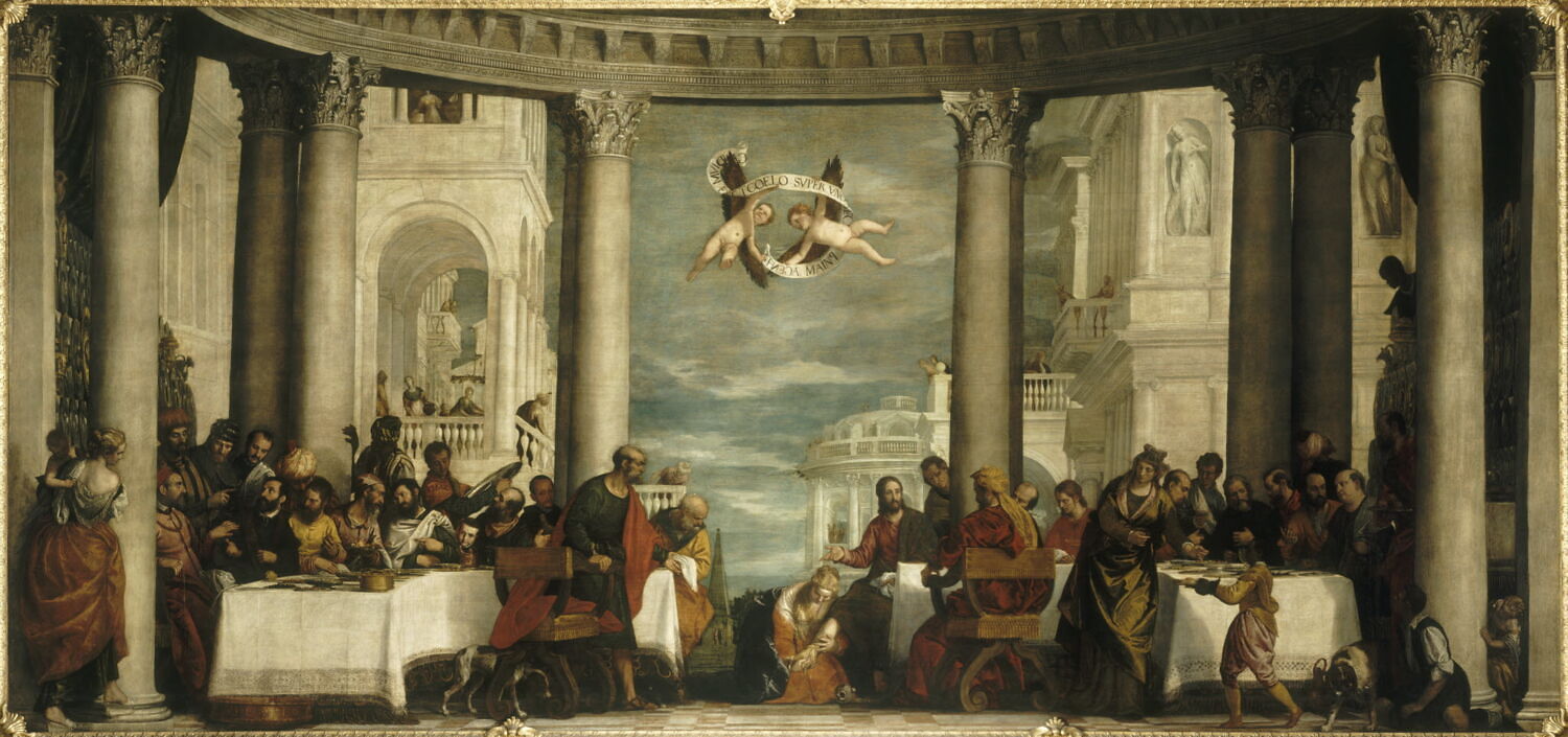Le repas chez Simon le pharisien, Paolo Caliari, dit Veronese, 2e moitié du XVIe siècle (1570)