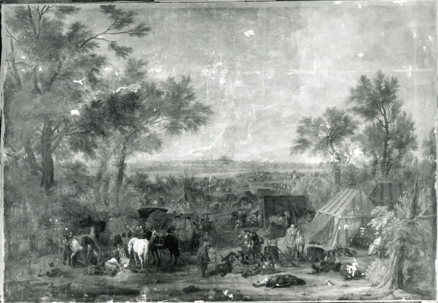L'armée de Louis XIV campée devant la ville de Tournai, juin 1667, Martin, Jean-Baptiste, Fin du XVIIe siècle (1695 - 1700)