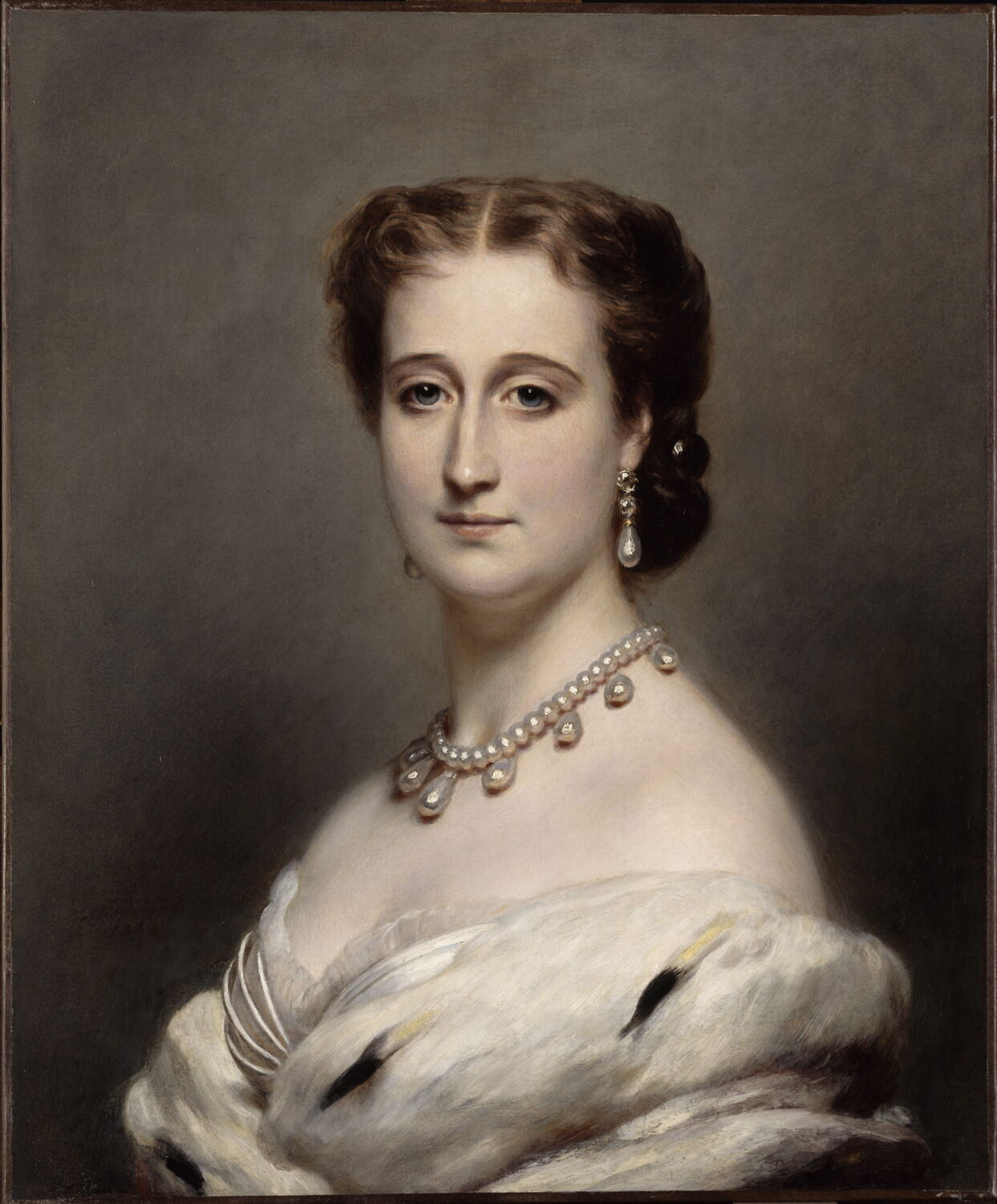 Portrait de l'impératrice Eugénie, Winterhalter, Franz Xaver, 3e quart du XIXe siècle (1864)