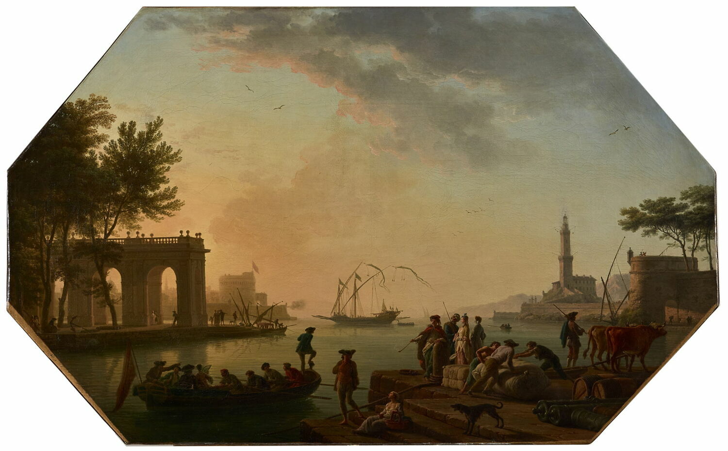 Le Soir, Vernet, Claude-Joseph, 2e tiers du XVIIIe siècle (1762)