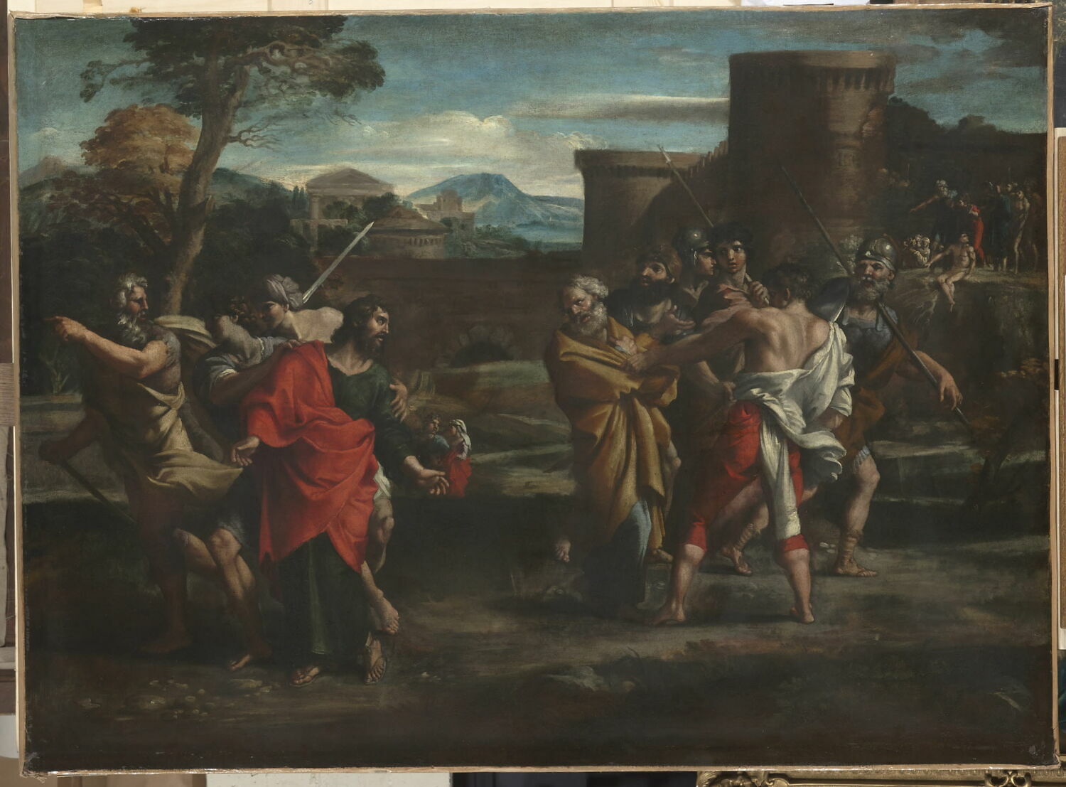 La séparation de saint Pierre et de saint Paul, Lanfranco, Giovanni, 1e moitié du XVIIe siècle (1600 - 1647)