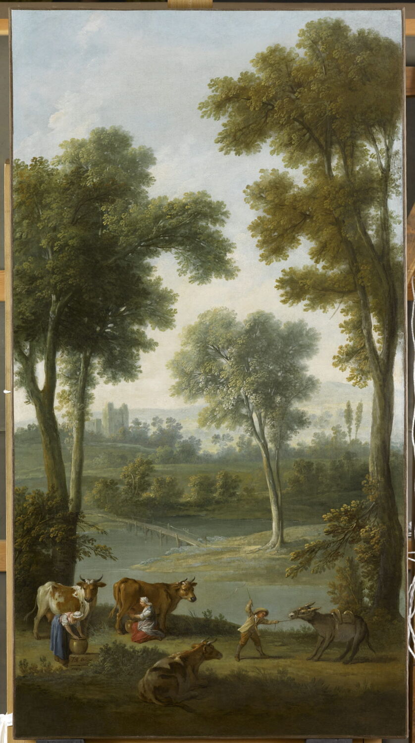 Le toucher, Oudry, Jean-Baptiste, 2e quart du XVIIIe siècle (1749)