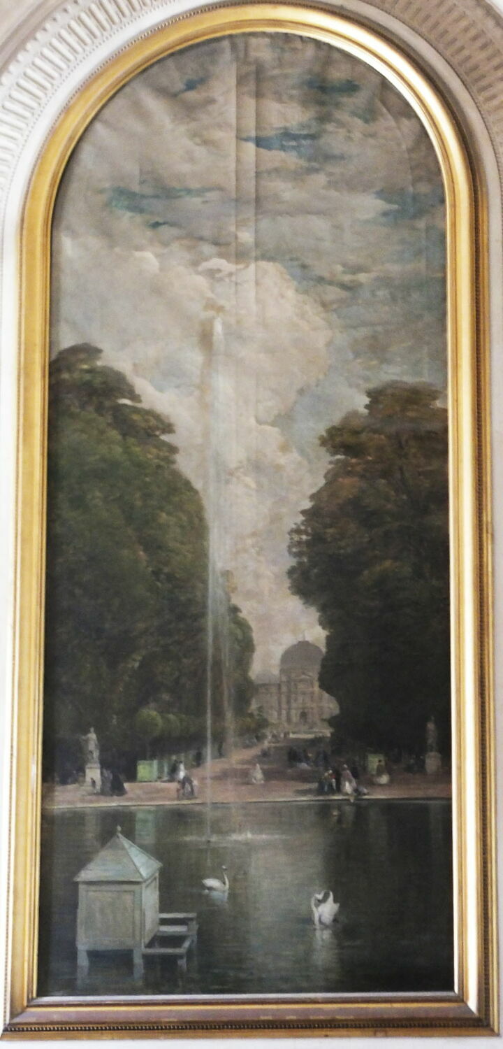Le Palais et le jardin des Tuileries, Daubigny, Charles-François, 3e quart du XIXe siècle (1861)
