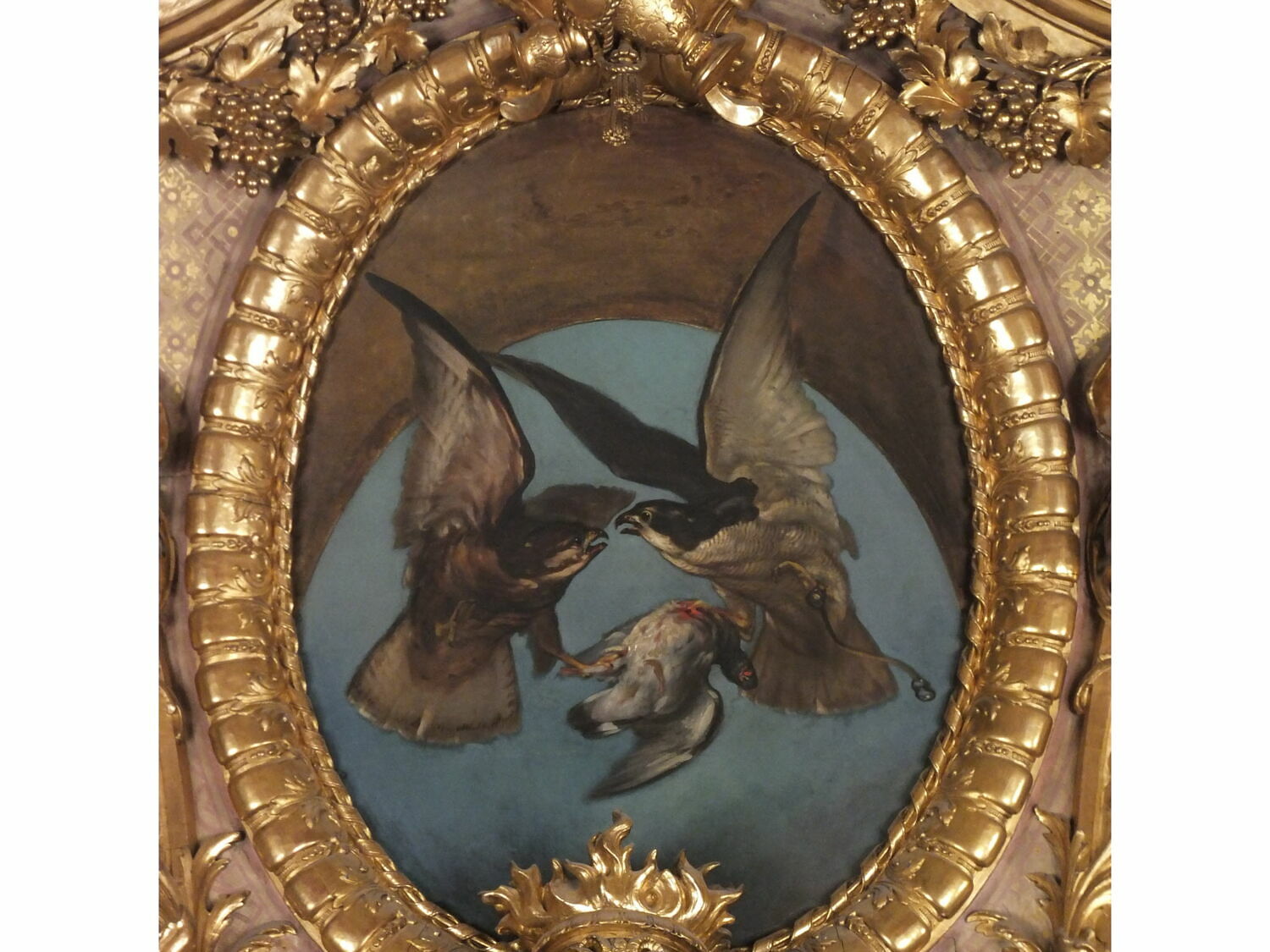Scènes de chasse et de fauconnerie : Scène de fauconnerie, Jadin, Louis Godefroy, 2e moitié du XIXe siècle (1860 - 1861)