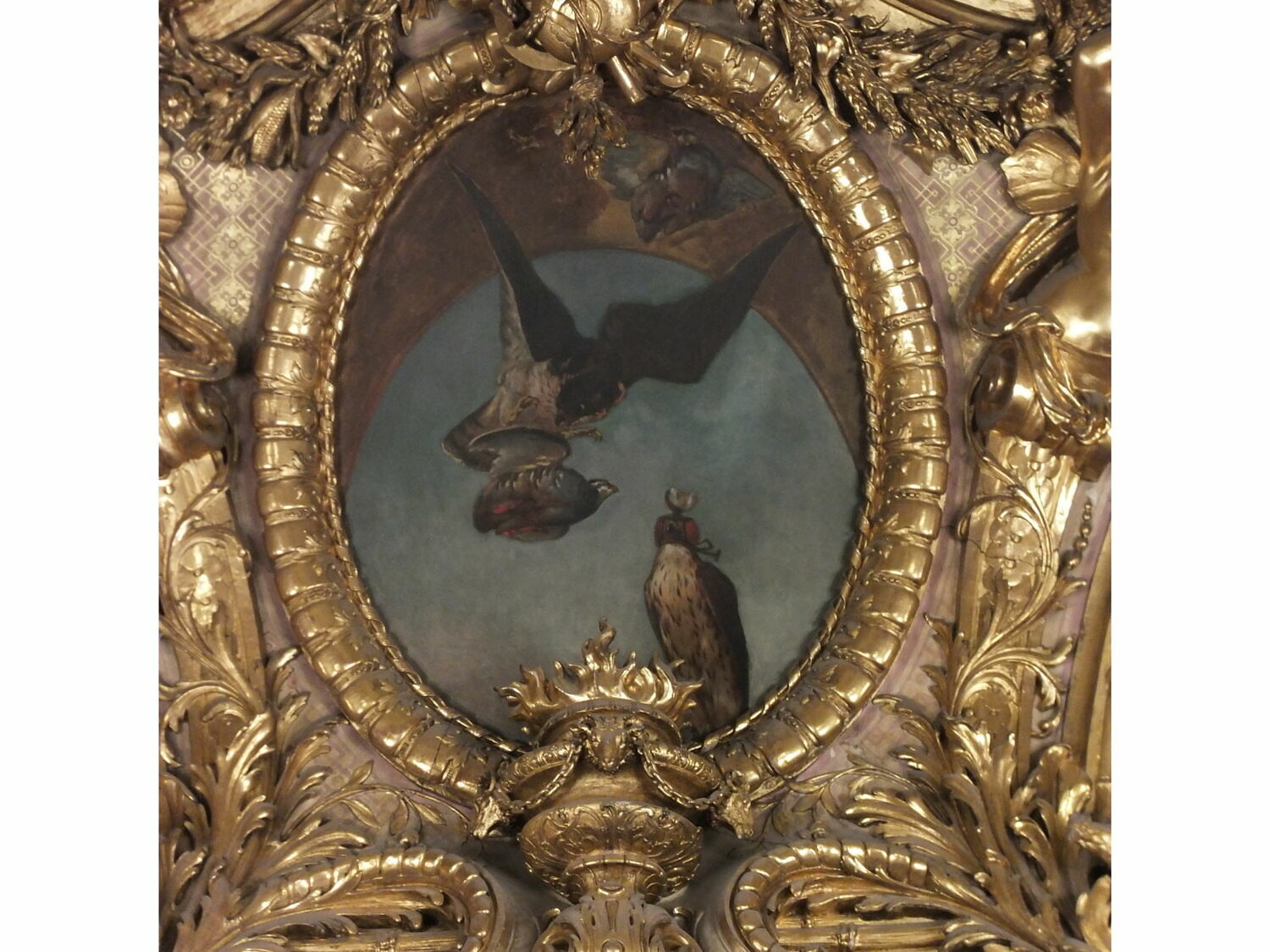 Scènes de chasse et de fauconnerie : Scène de fauconnerie, Jadin, Louis Godefroy, 2e moitié du XIXe siècle (1860 - 1861)