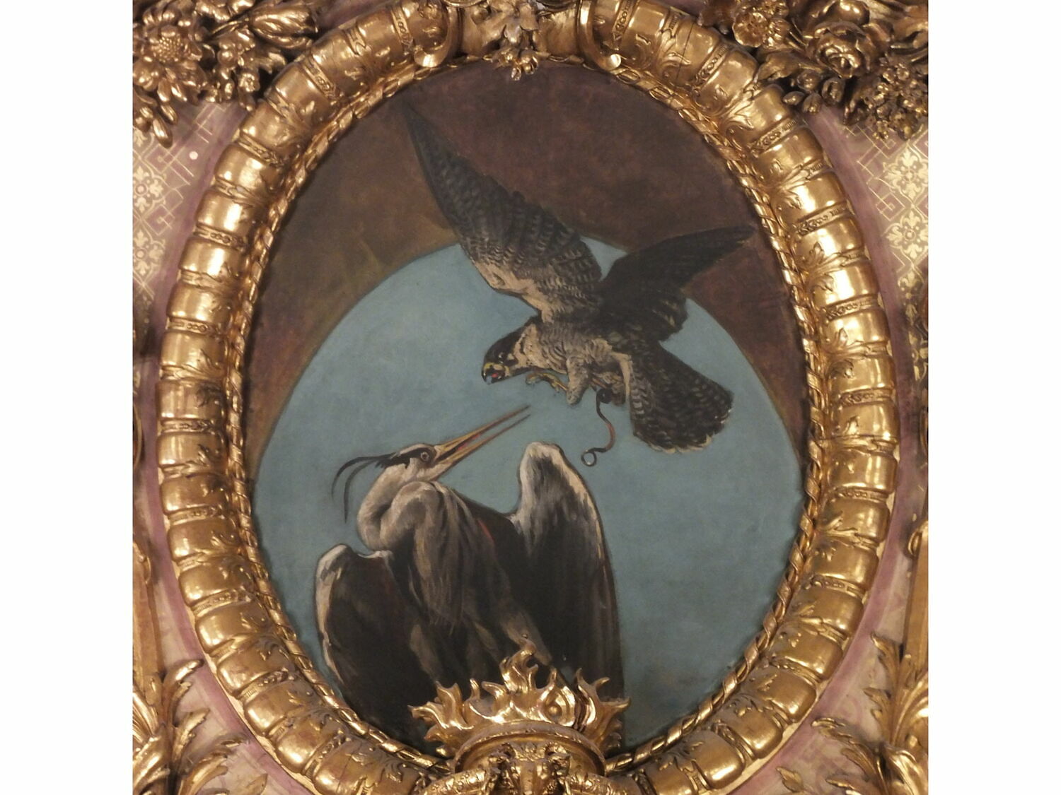 Scènes de chasse et de fauconnerie : Scène de fauconnerie, Jadin, Louis Godefroy, 2e moitié du XIXe siècle (1860 - 1861)