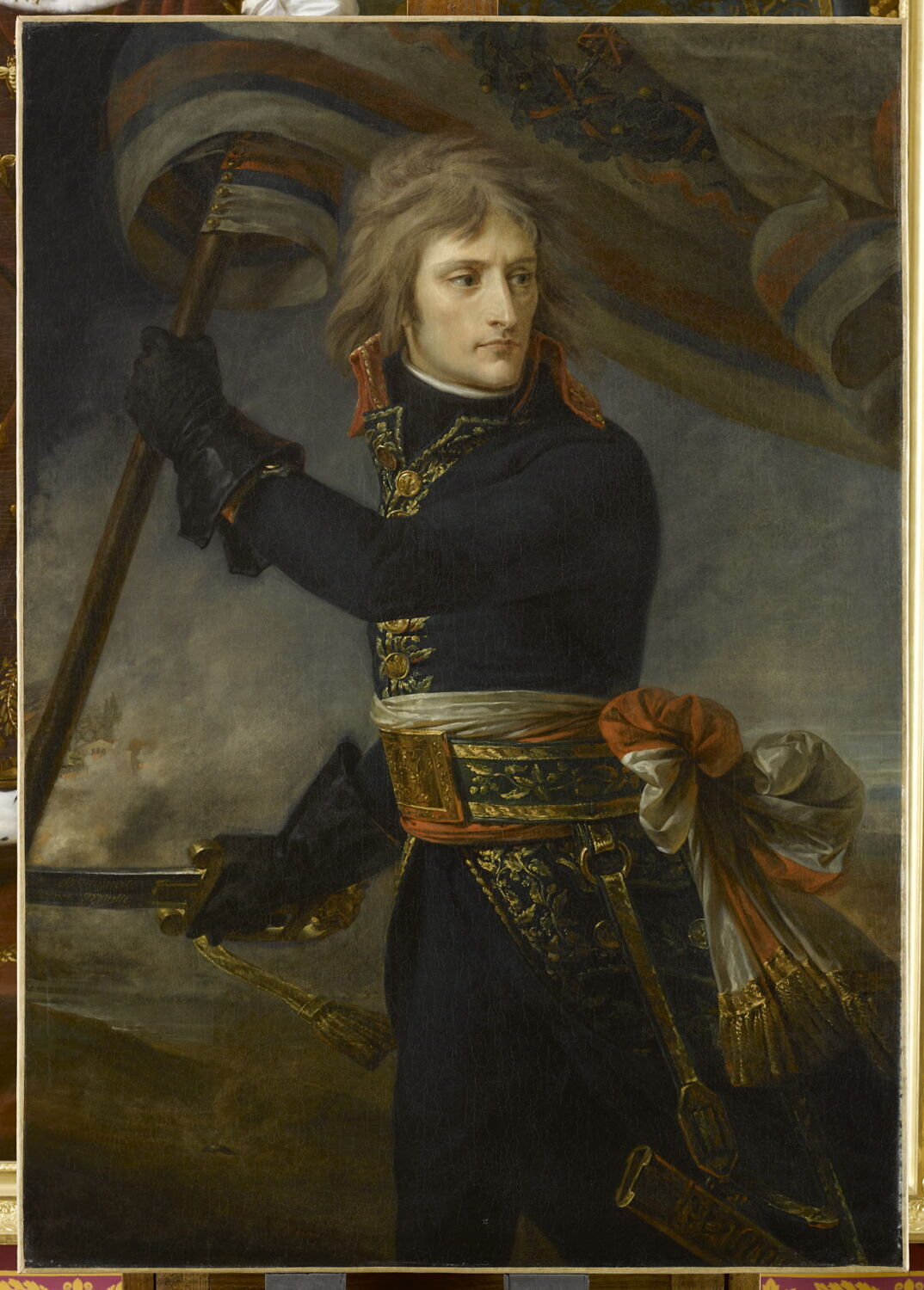 Le général Bonaparte au pont d'Arcole, 17 novembre 1796, Gros, Antoine-Jean Baron, Fin du XVIIIe siècle - début du XIXè siècle (1796)