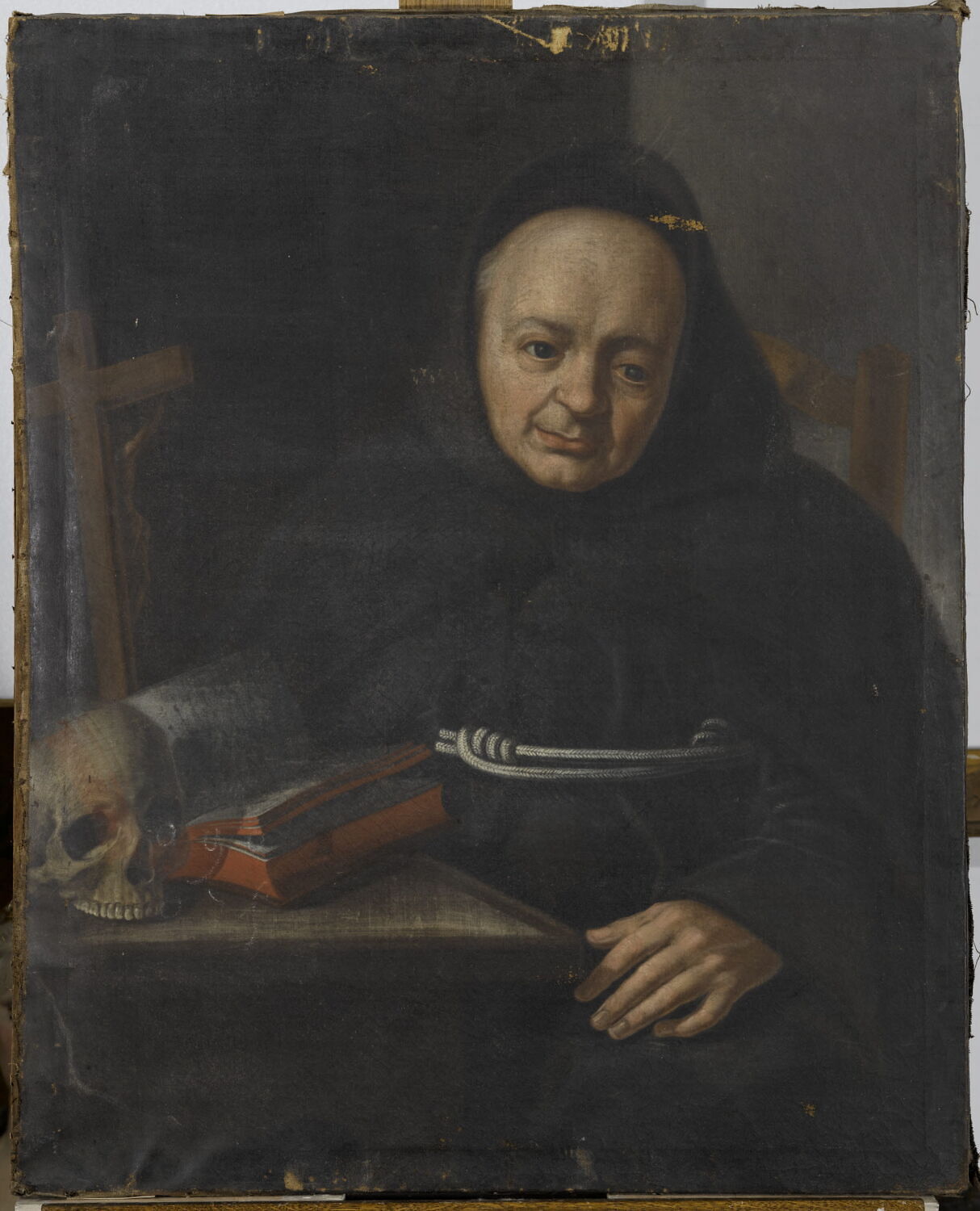 Moine récollet et vanité, Anonyme, XVIIIe siècle (1700 - 1800)
