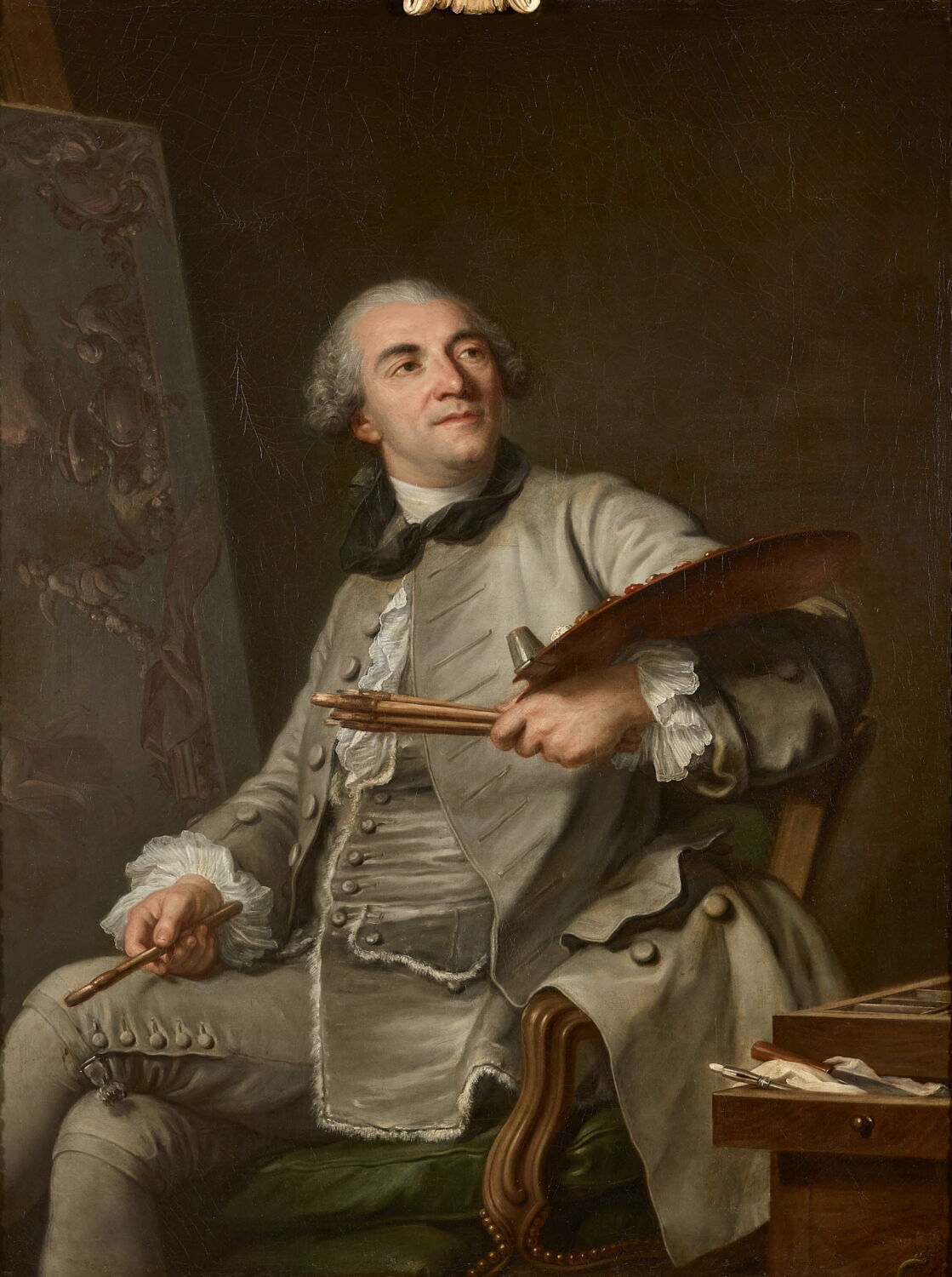 Jean-Baptiste-Marie Pierre (1714-1789), peintre, Voiriot, Guillaume, Milieu du XVIIIe siècle (vers 1759)