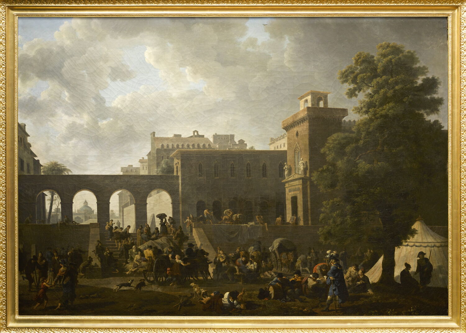 Hôpital militaire en Italie, 1797, Taunay, Nicolas Antoine, Fin du XVIIIe siècle (vers 1798)