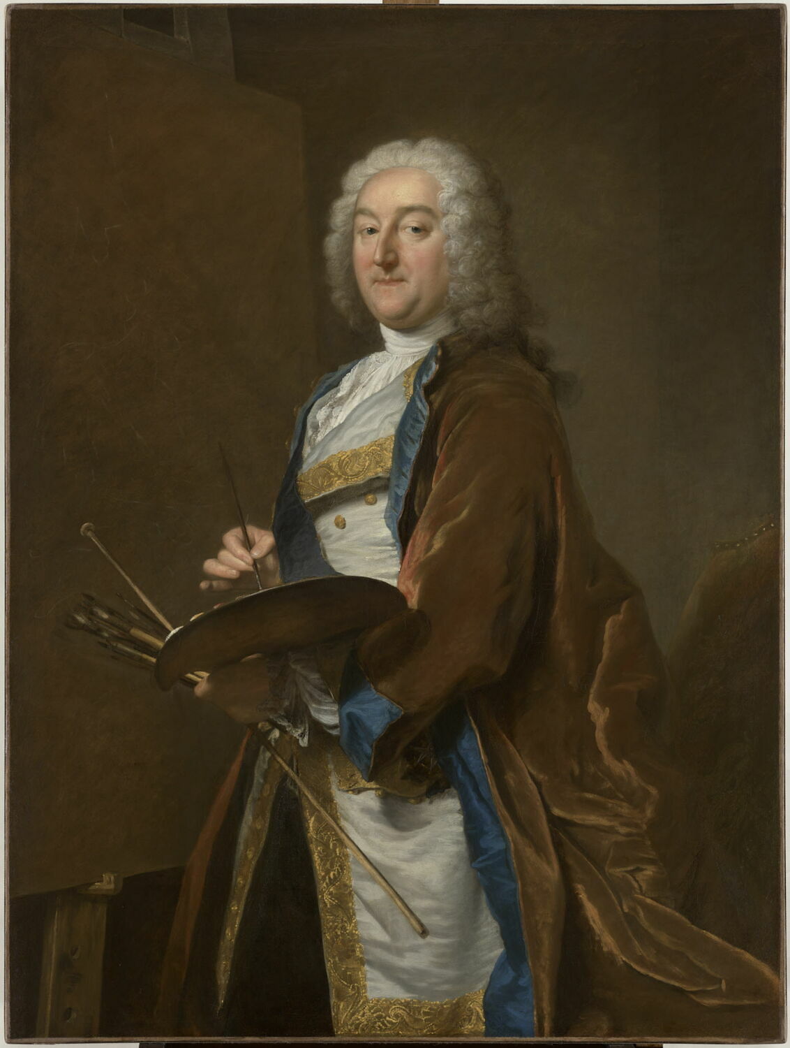 Jean- François de Troy (1679-1752), peintre, Aved, Joseph, 2e quart du XVIIIe siècle (1734)