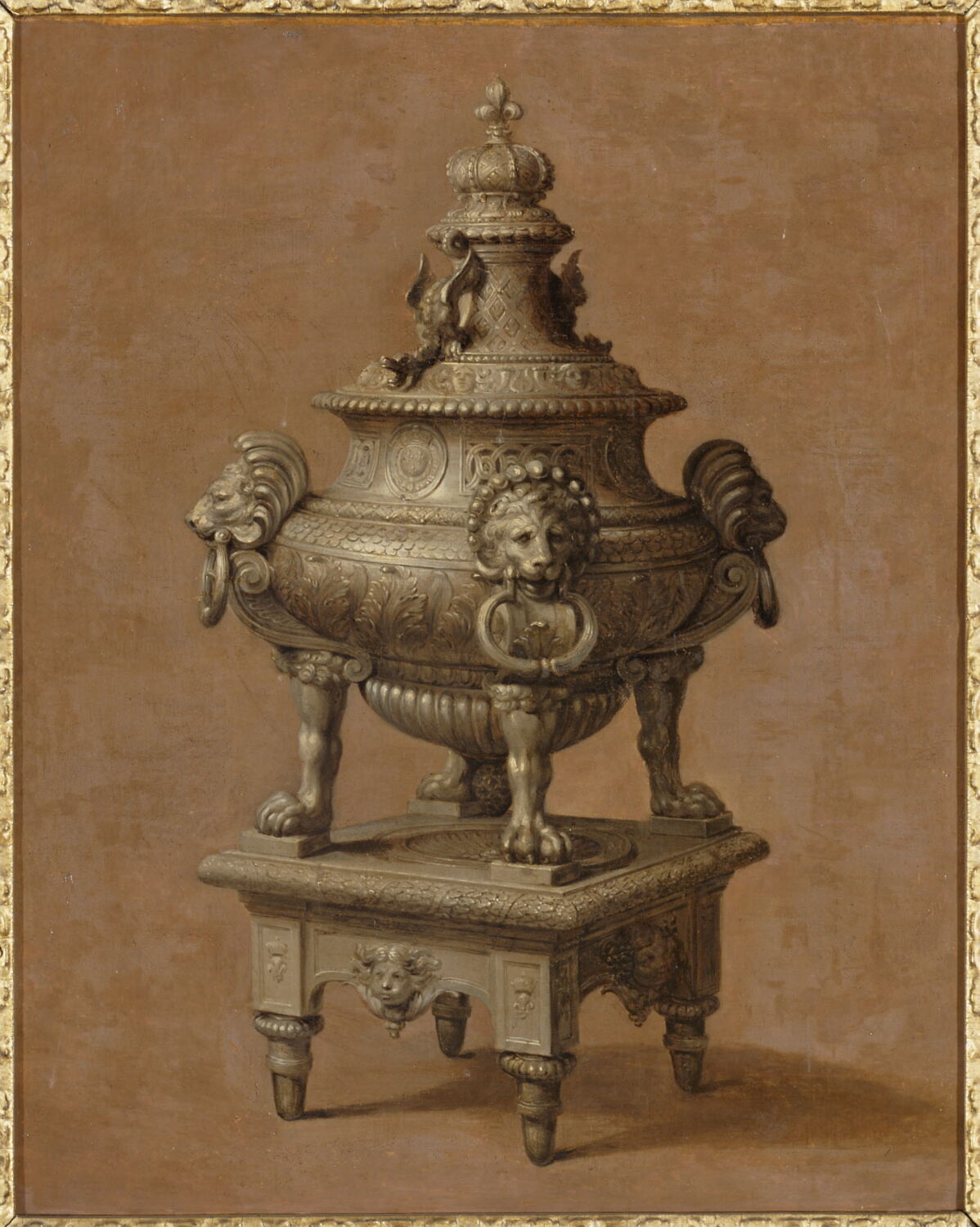 Cassolette en argent, Yvart, Beaudrin, Fin du XVIIe siècle (1670 - 1680)