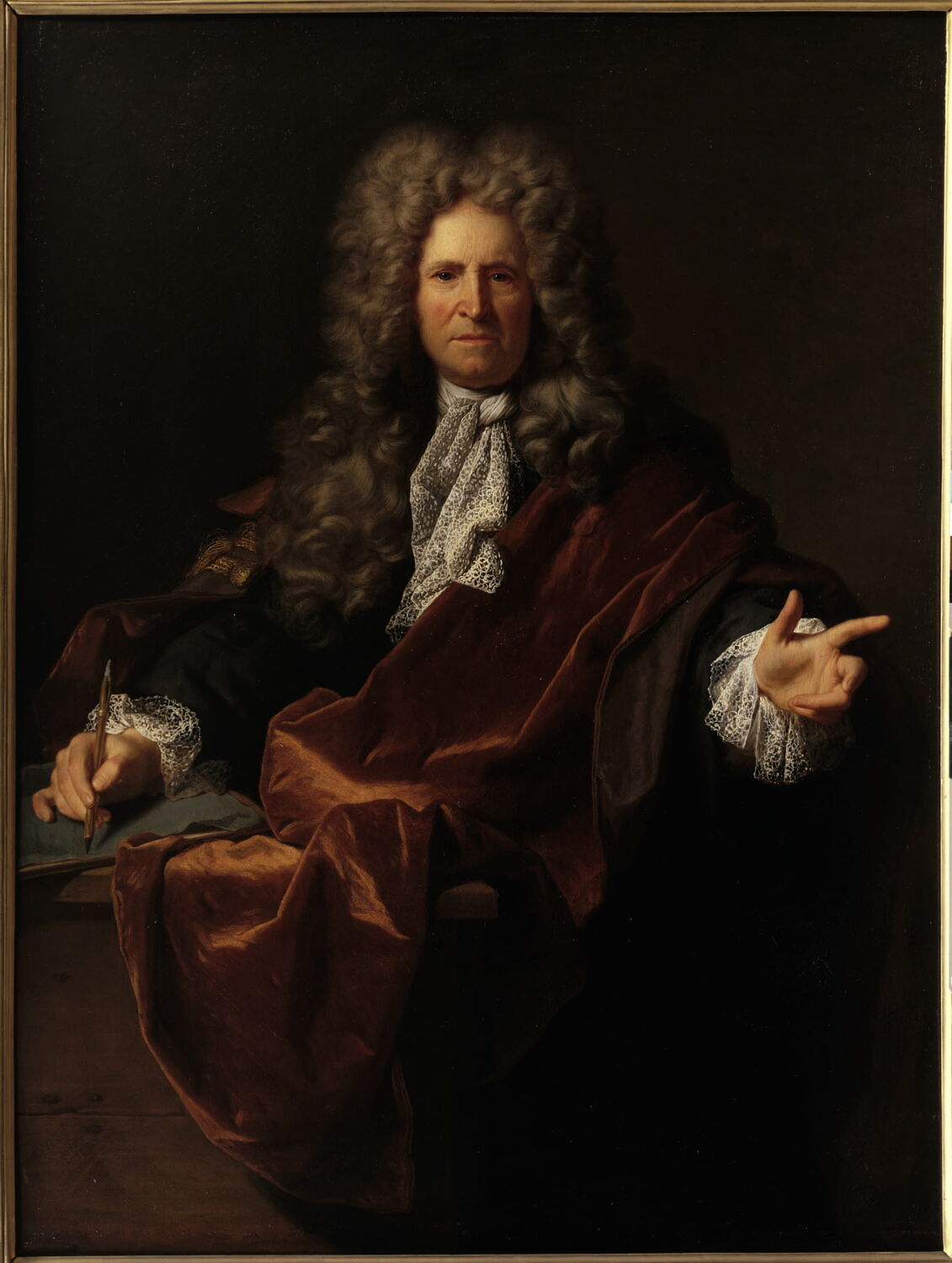 Nicolas Van Plattenberg (v. 1631-1796), dit Platemontagne, peintre d'histoire, Ranc, Jean, 1e quart du XVIIIe siècle (1703)