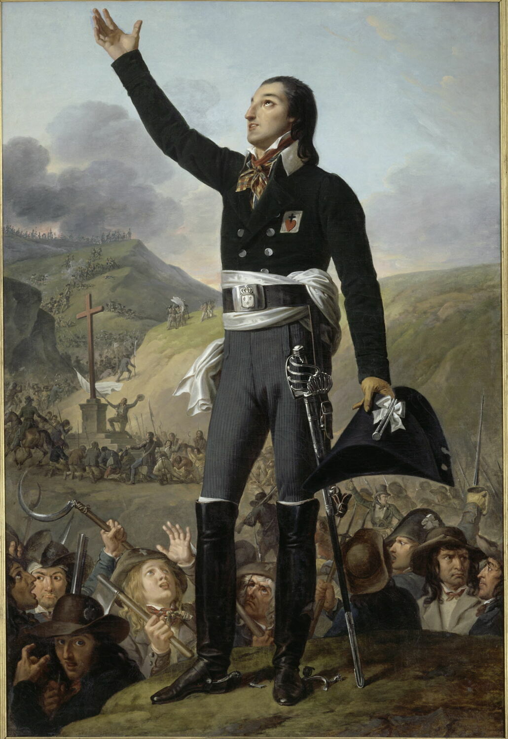 Louis-Marie de Salgues, marquis de Lescure (1766-1793), général vendéen, Lefèvre, Robert, 1e quart du XIXe siècle (1816)