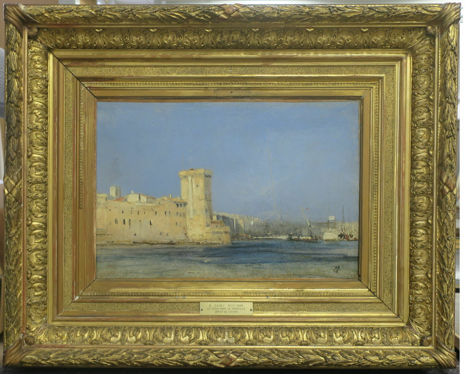Citadelle au bord de la mer, Isabey, Eugène, Milieu du XIXe siècle (1803 - 1886)