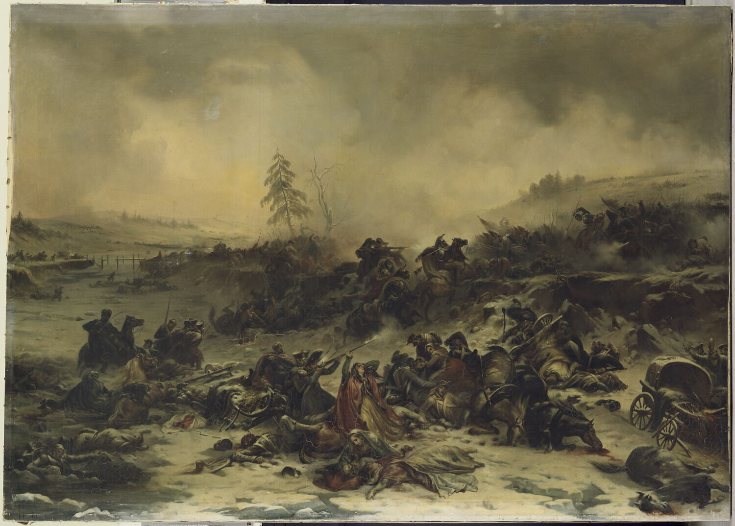 Combat de Krasnoë, 17 novembre 1812., Langlois, Jean-Charles, Milieu du XIXe siècle (1841)