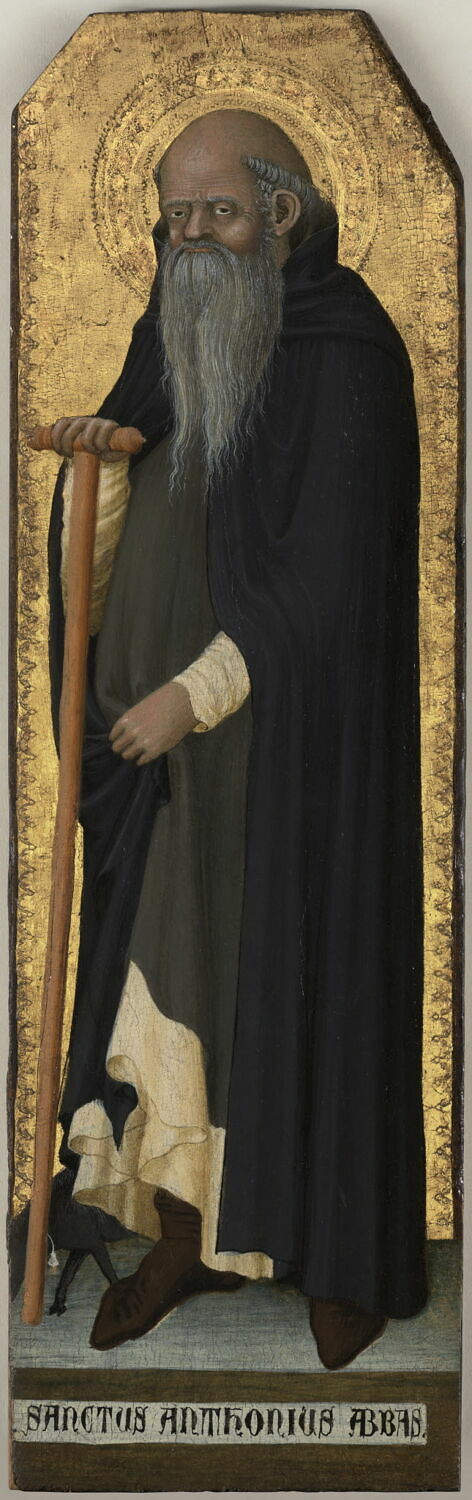 Saint Antoine abbé, Giovannetti, Matteo, XIVe siècle (vers 1345)