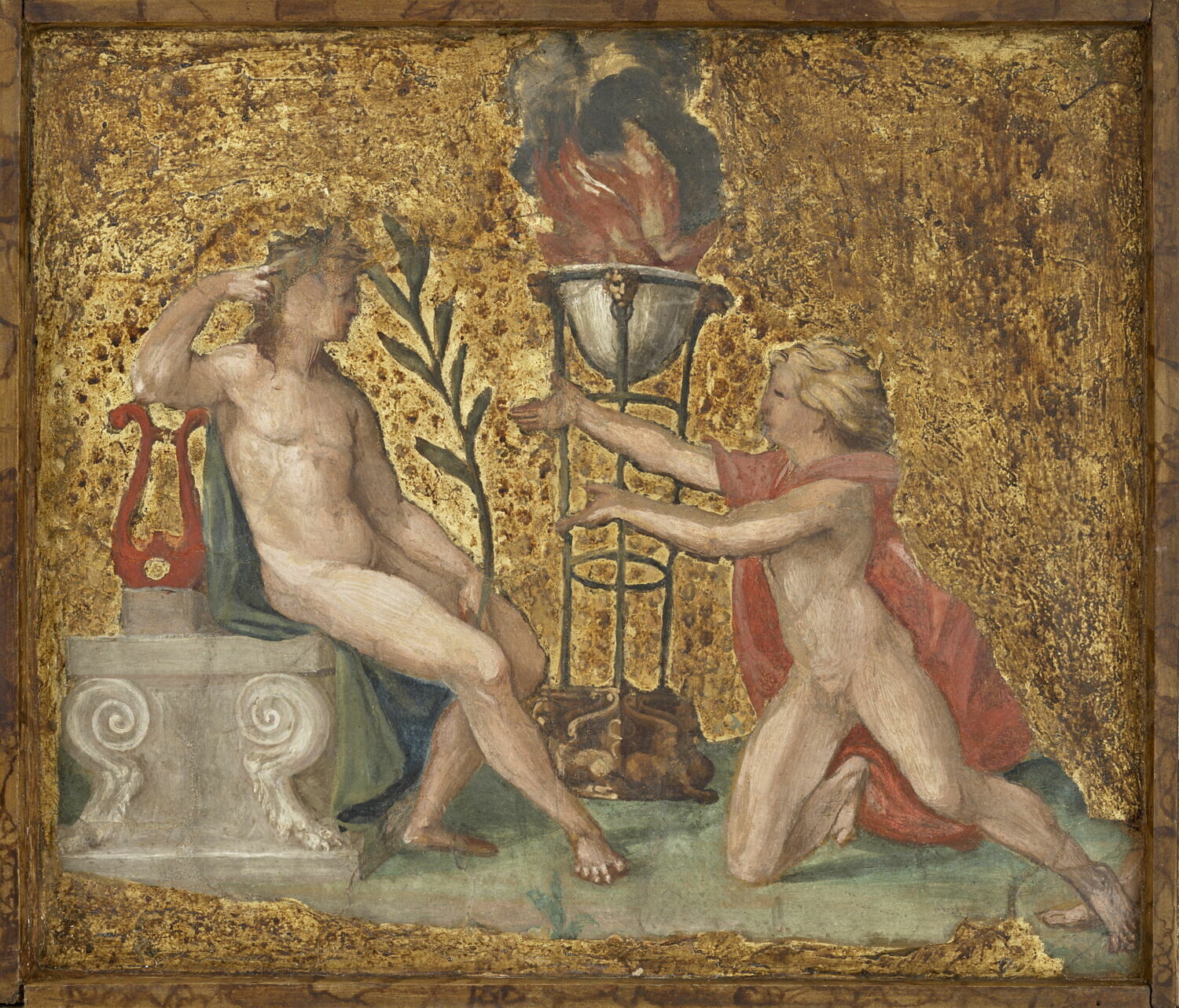 peinture murale, époque moderne (?); époque contemporaine (?)

Date de création/fabrication : 3e quart XVIIIe s. ap. J.-C. (1750 - 1775)