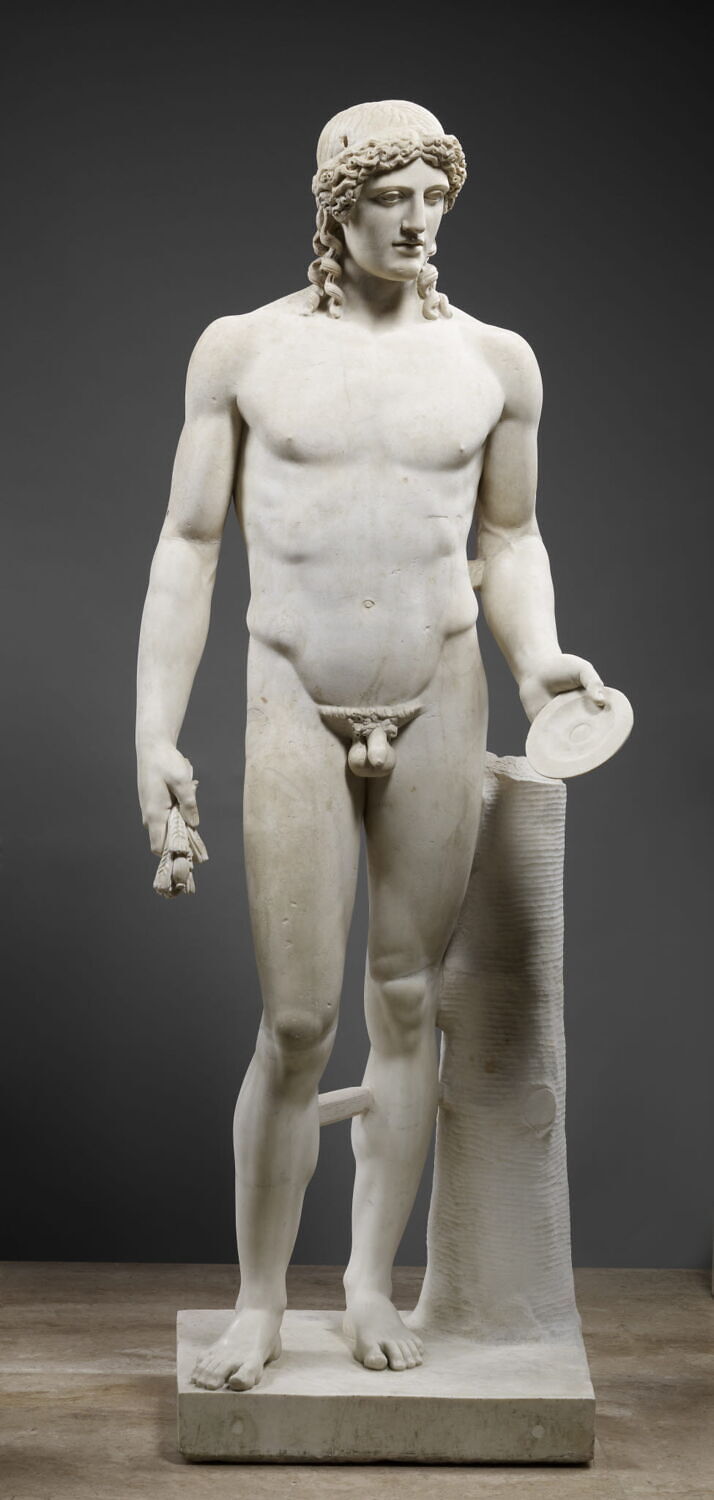 Apollon du type de Cassel, romain impérial

Date de création/fabrication : 2e quart IIe s. ap. J.-C. (d'après Schmidt ; fin) (125 - 150)