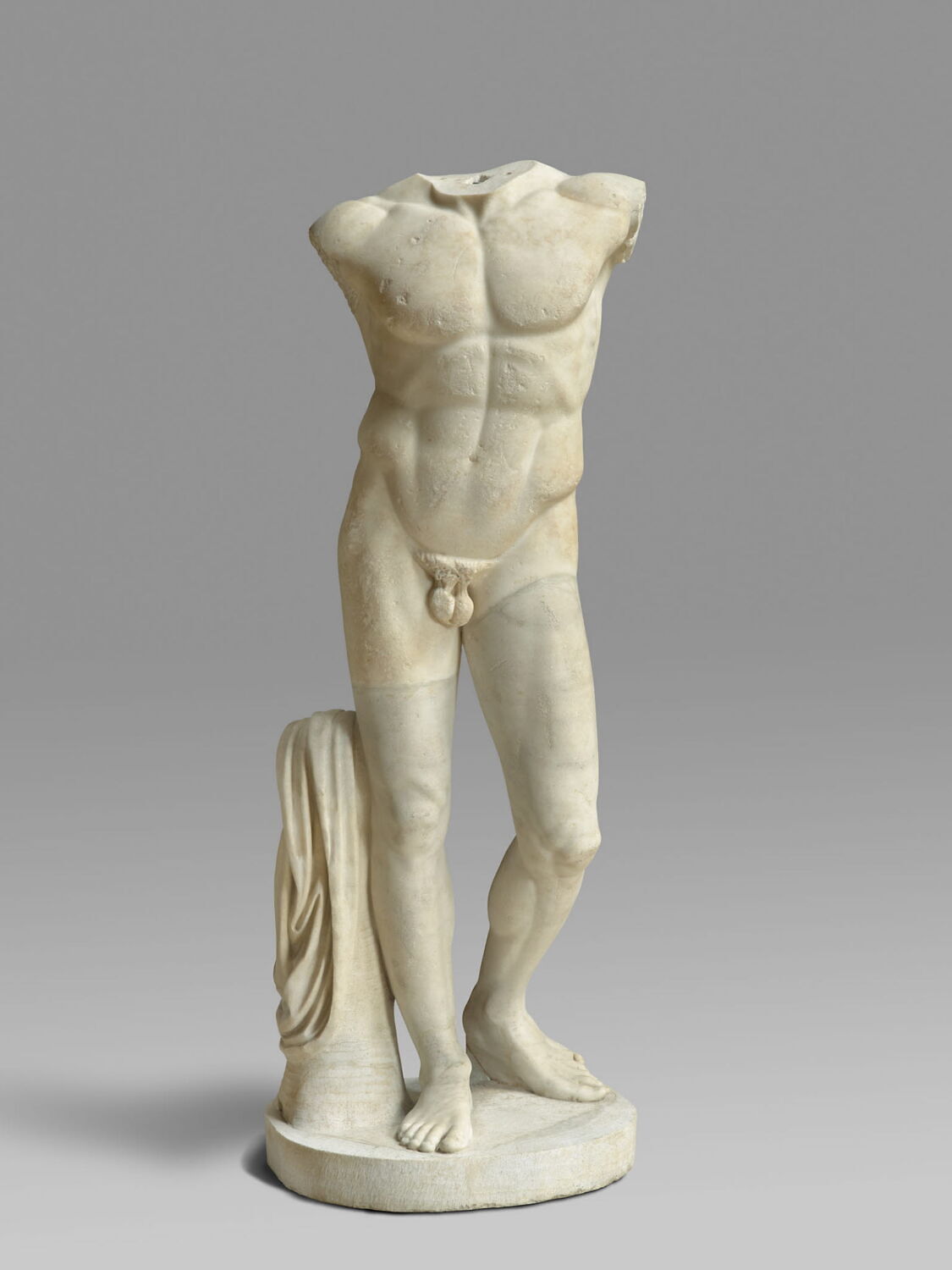 Torse de Diadumène, romain impérial

Date de création/fabrication : 1e moitié IIe s. ap. J.-C. (époque d'Hadrien d'après Kreikenbom) (100 - 150)