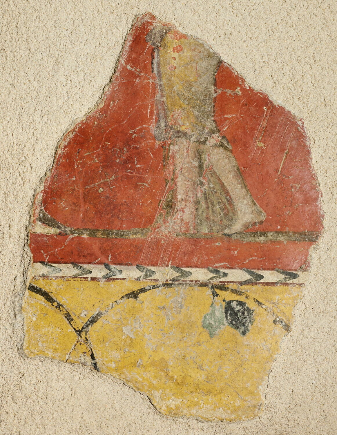 peinture murale, romain impérial ; 3e style

Date de création/fabrication : Ie s. ap. J.-C. (1 - 100)