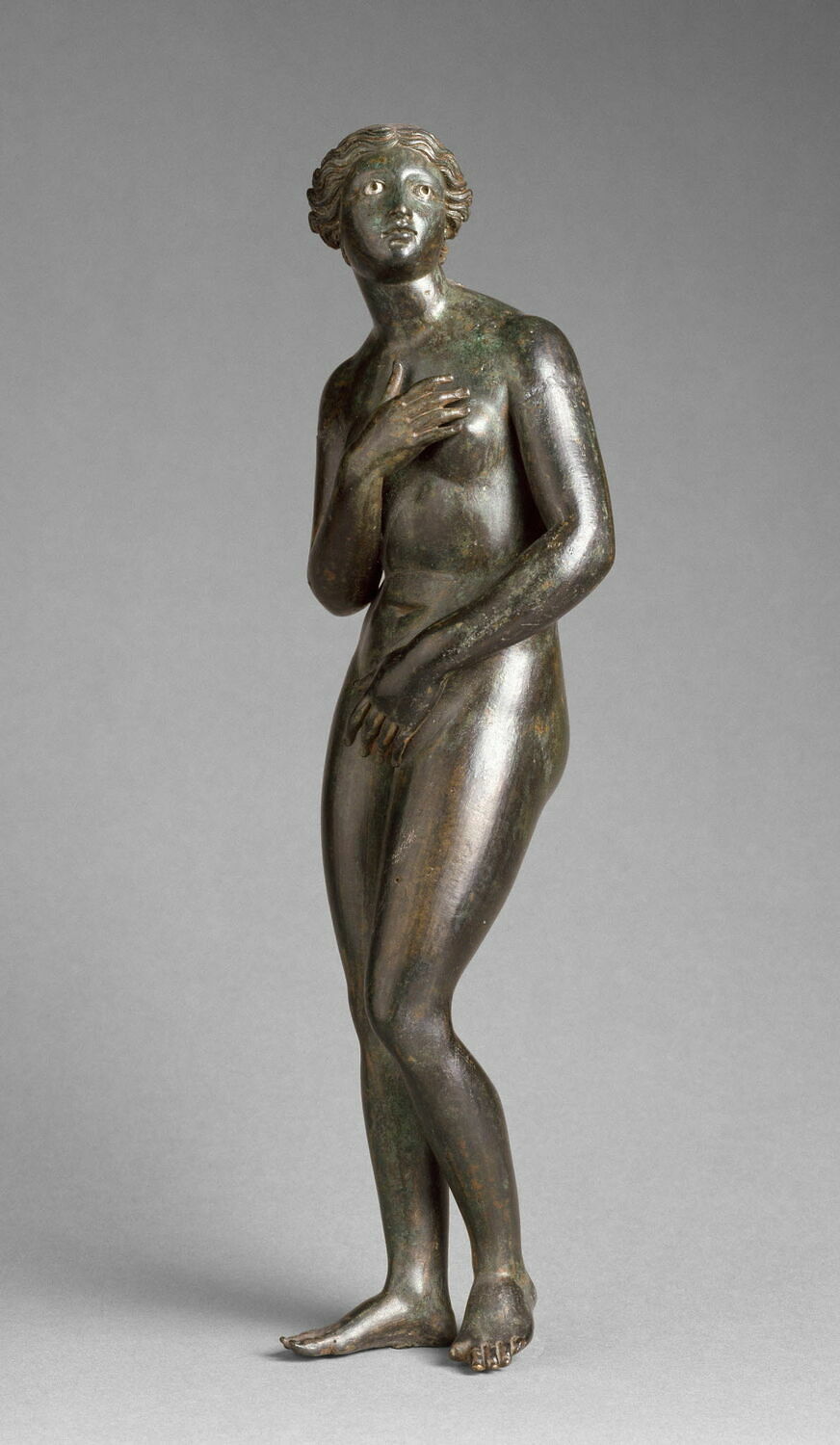 statuette, hellénistique

Date de création/fabrication : 1e moitié IIIe s. av. J.-C. (-300 - -250)