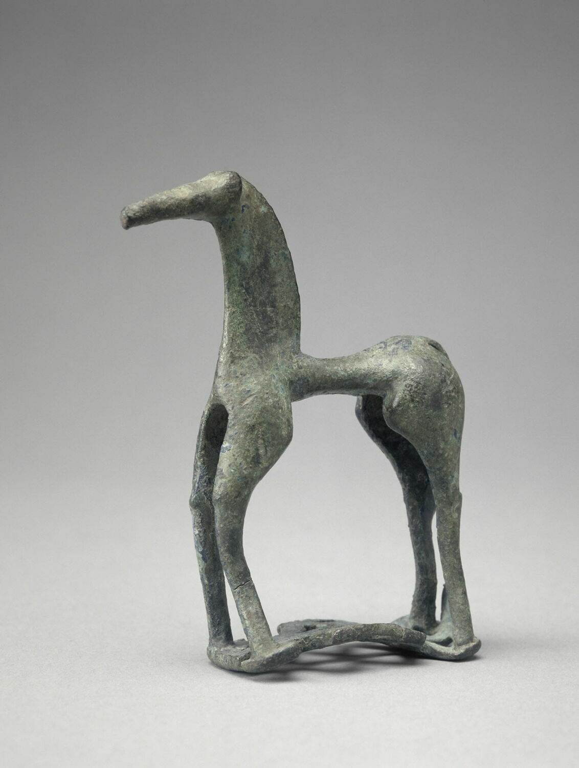 statuette ; ex-voto, géométrique récent

Date de création/fabrication : 3e quart VIIIe s. av. J.-C. (-750 - -725)