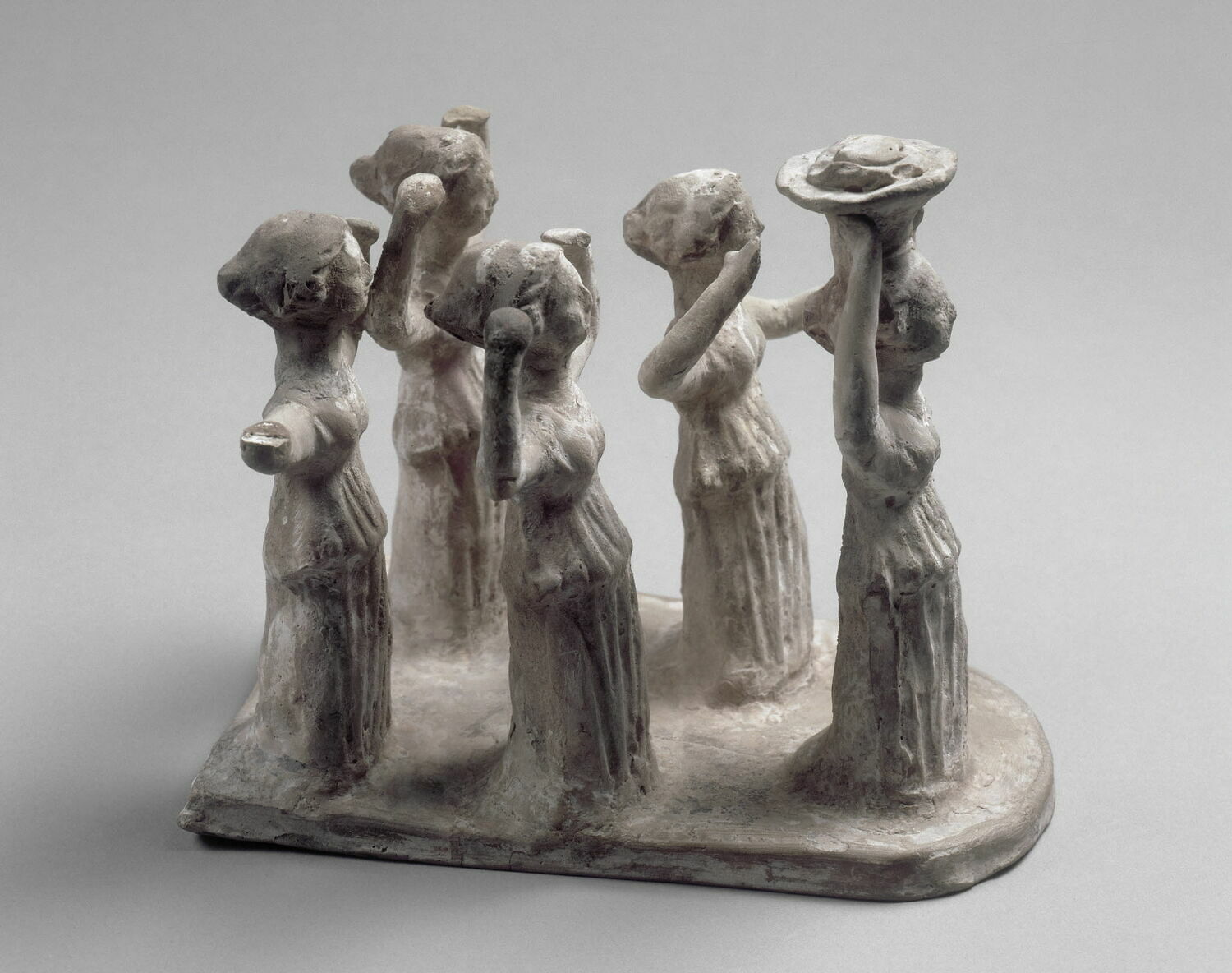 groupe de figurines, hellénistique

Date de création/fabrication : IIIe s. av. J.-C. (-300 - -200)