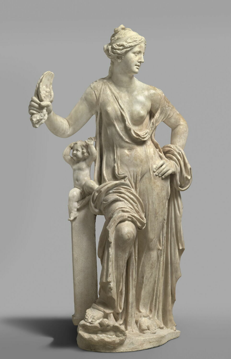 statuette d'Aphrodite, romain impérial

Date de création/fabrication : IIe s. ap. J.-C. (?) (100 - 200)