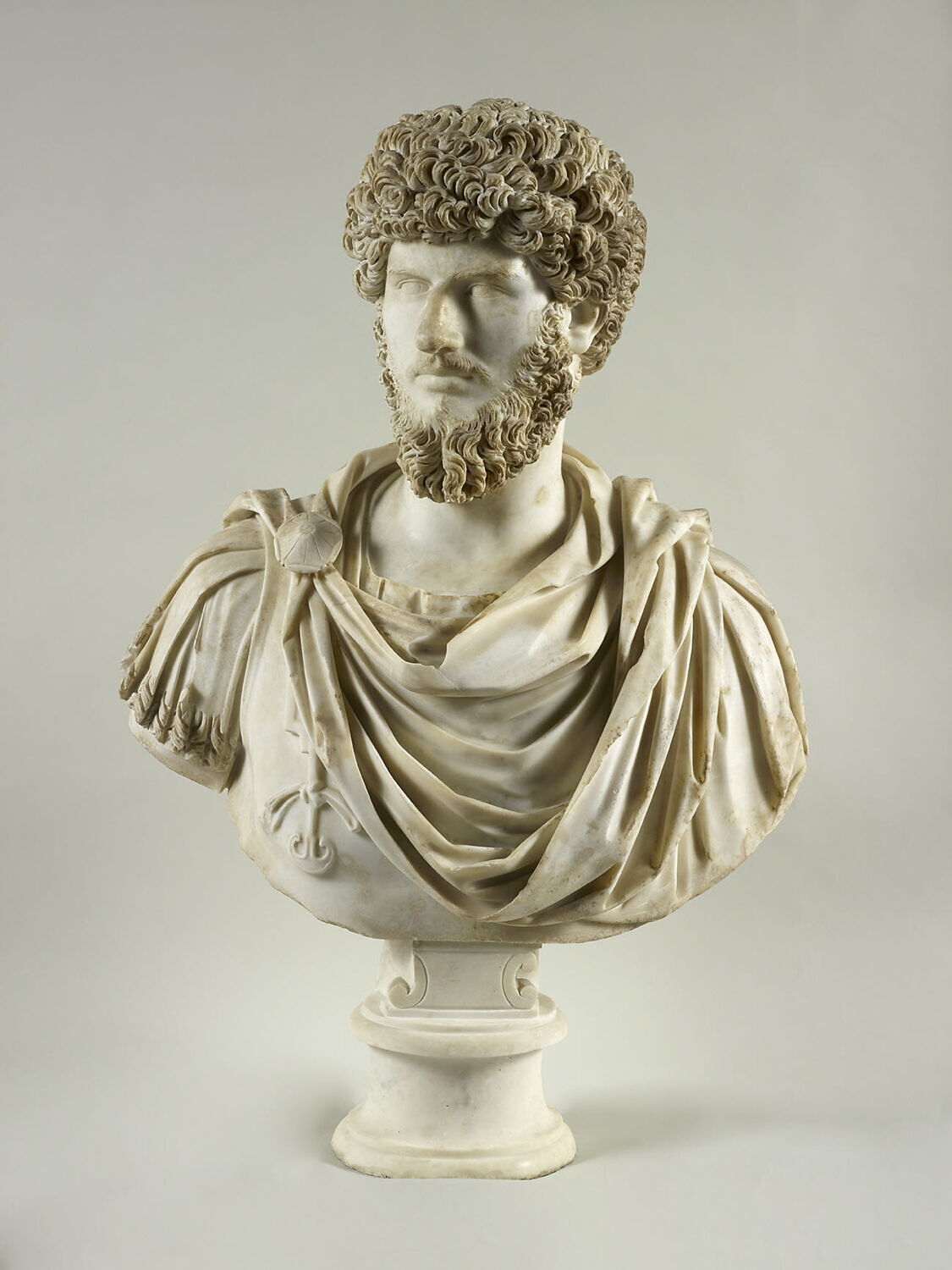 Buste de Lucius Verus, romain impérial

Date de création/fabrication : 3e quart IIe s. ap. J.-C. (vers 161 - 165)