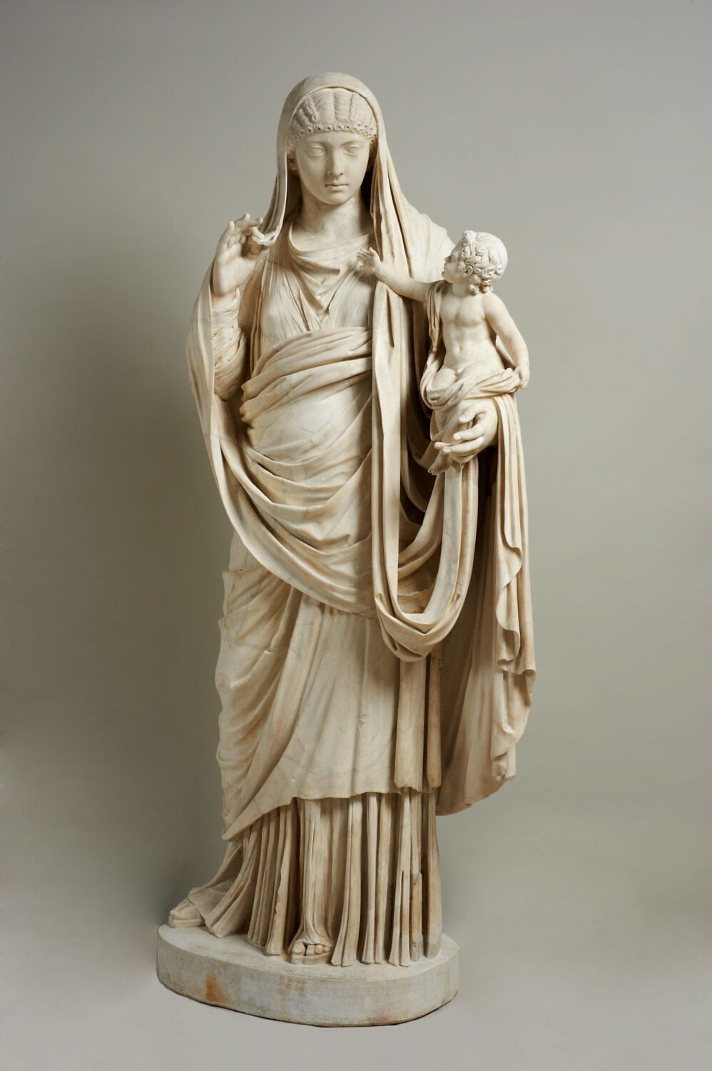 statue, romain impérial

Date de création/fabrication : 2e quart Ie s. ap. J.-C. (25 - 50)