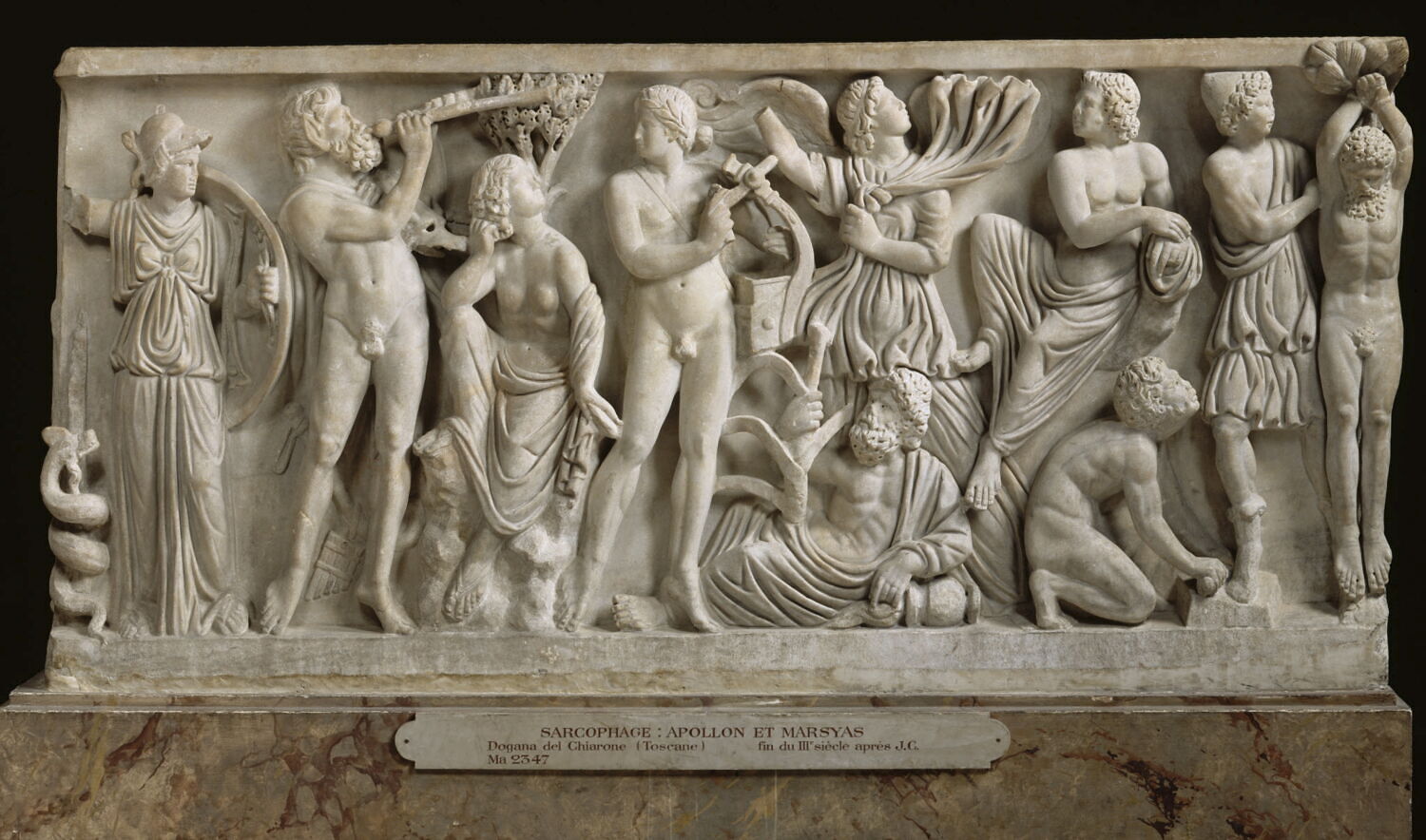 sarcophage, romain impérial

Date de création/fabrication : 4e quart IIIe s. ap. J.-C. (fin) (vers 290 - 300)