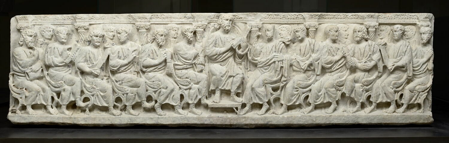 sarcophage, antiquité tardive ; chrétien

Date de création/fabrication : 4e quart IVe s. ap. J.-C. (375 - 400)