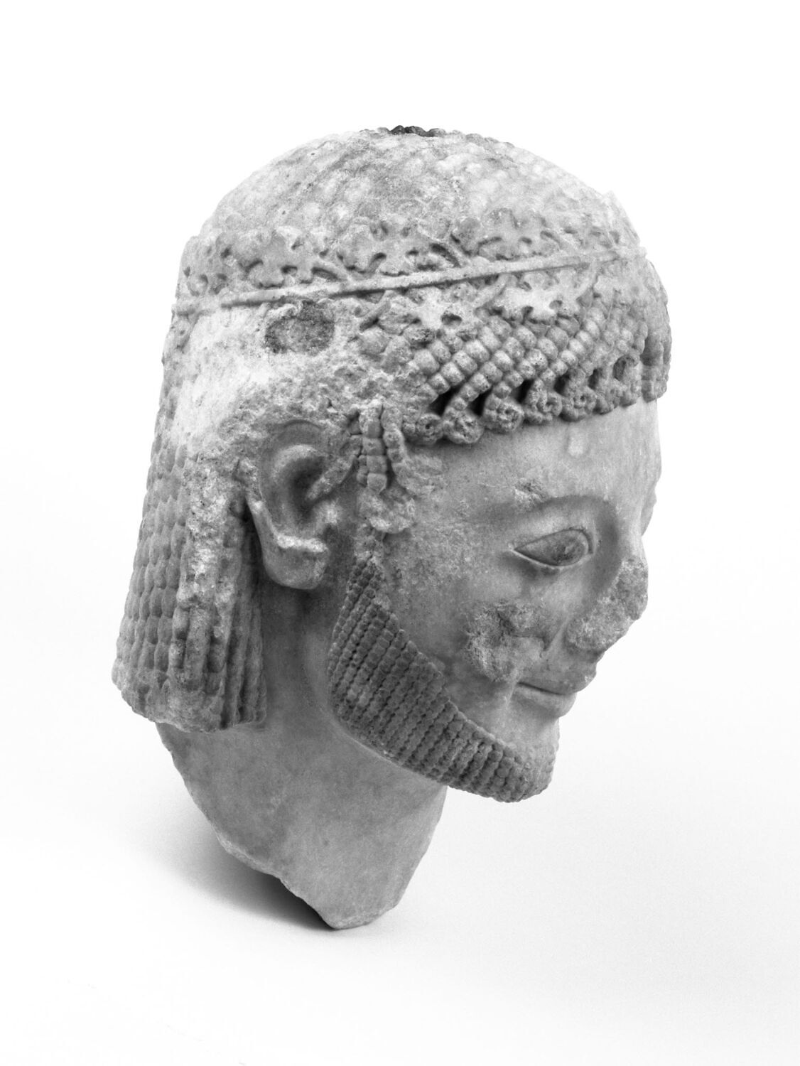 Tête du cavalier Rampin - Louvre site des collections