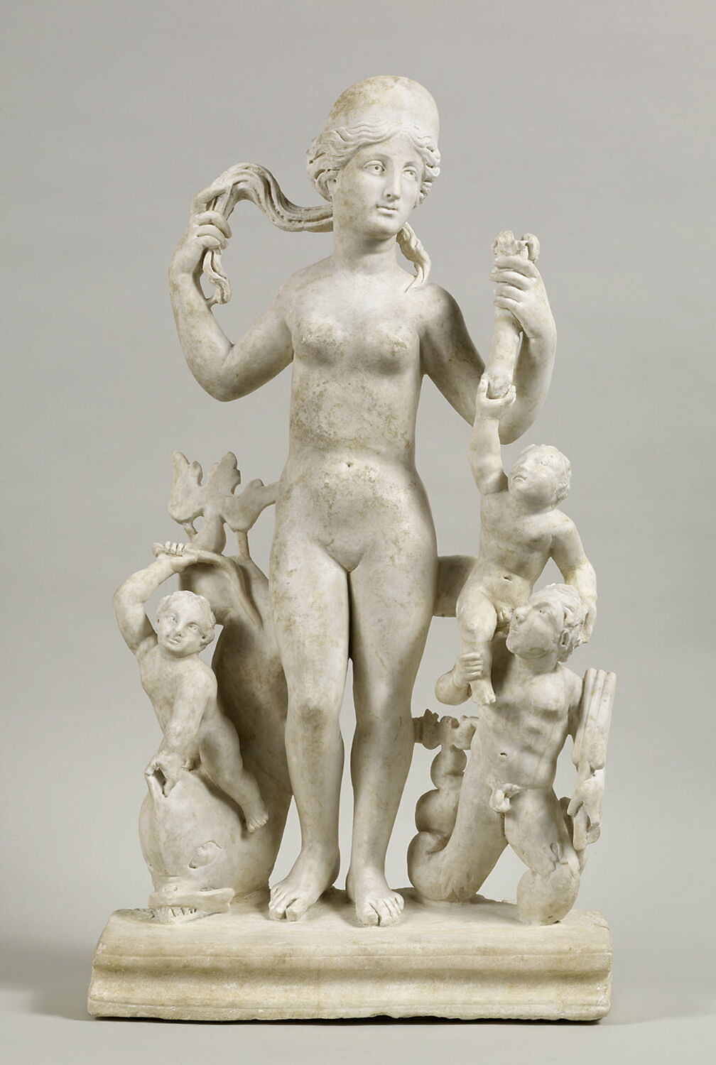 statuette, antiquité tardive

Date de création/fabrication : 4e quart IVe s. ap. J.-C. ; 1e quart Ve s. ap. J.-C. (d'après Gazda. Pendant de la statuette de Diane n° 71.161 à Bordeaux ) (vers 400 - -375)