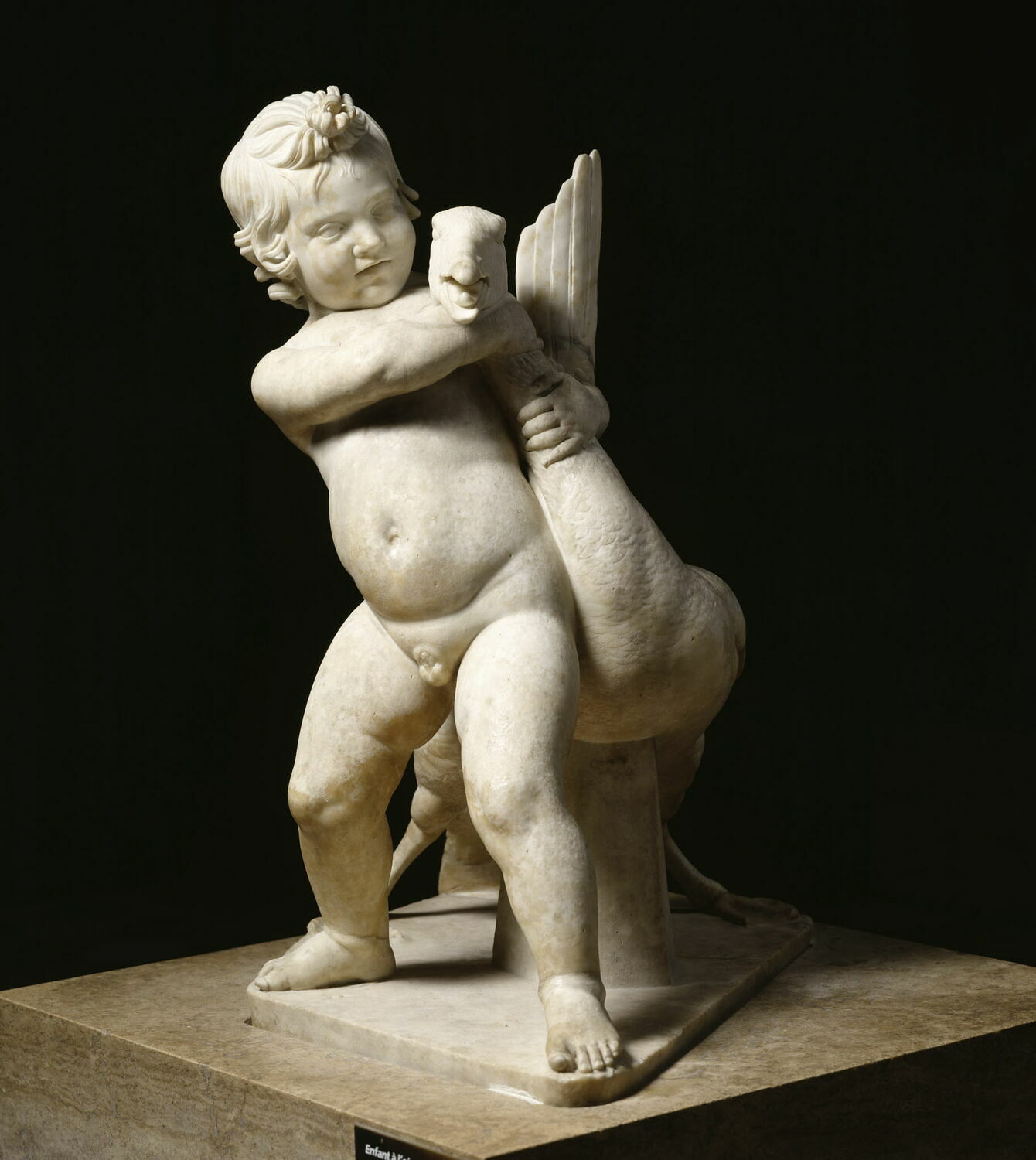 Enfant à l'oie, romain impérial

Date de création/fabrication : IIe s. ap. J.-C. (?) (Ie s. ap. J.-C. d'après Lippold et Andrea 1976) (100 - 200)