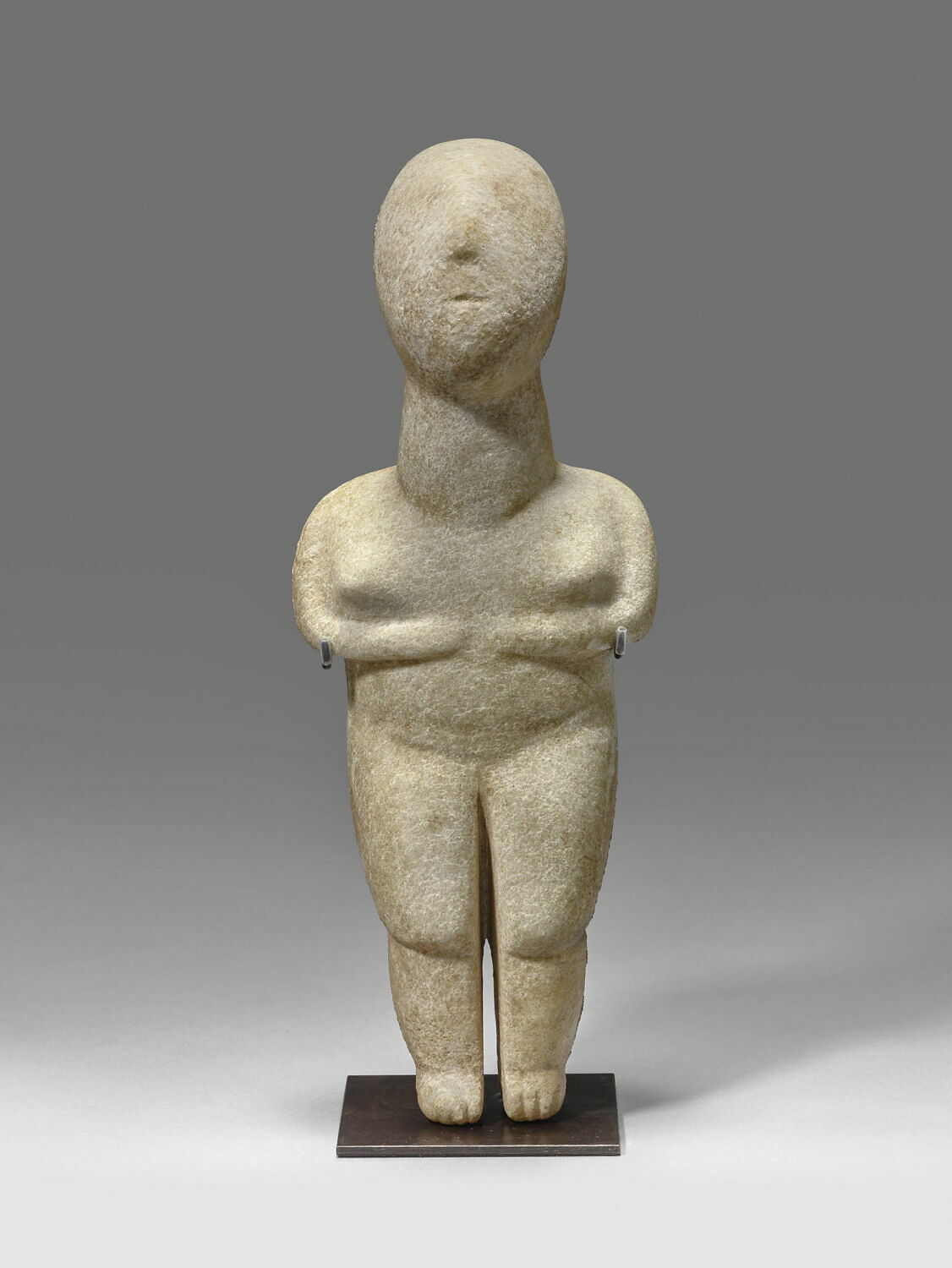 statuette, bronze ancien ; cycladique ancien I

Date de création/fabrication : 4e quart IVe millénaire av. J.-C. ; 1e moitié IIIe s. av. J.-C. (-3200 - -2700)