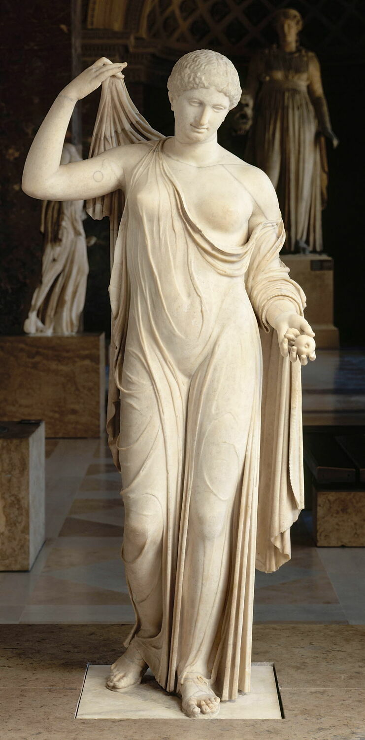 Aphrodite Naples Fr Jus Louvre Collections