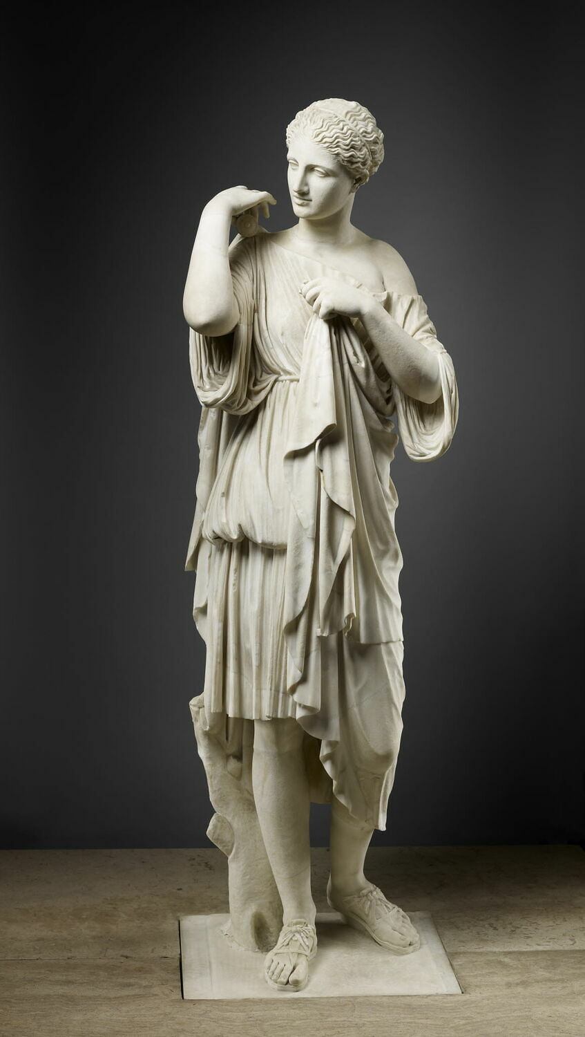 statue ; Diane de Gabies - Louvre Collections