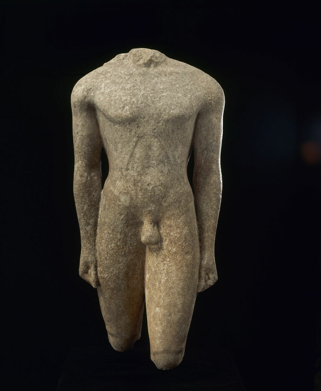 Kouros d'Actium, archaïque

Date de création/fabrication : 2e quart VIe s. av. J.-C. (vers -570)
