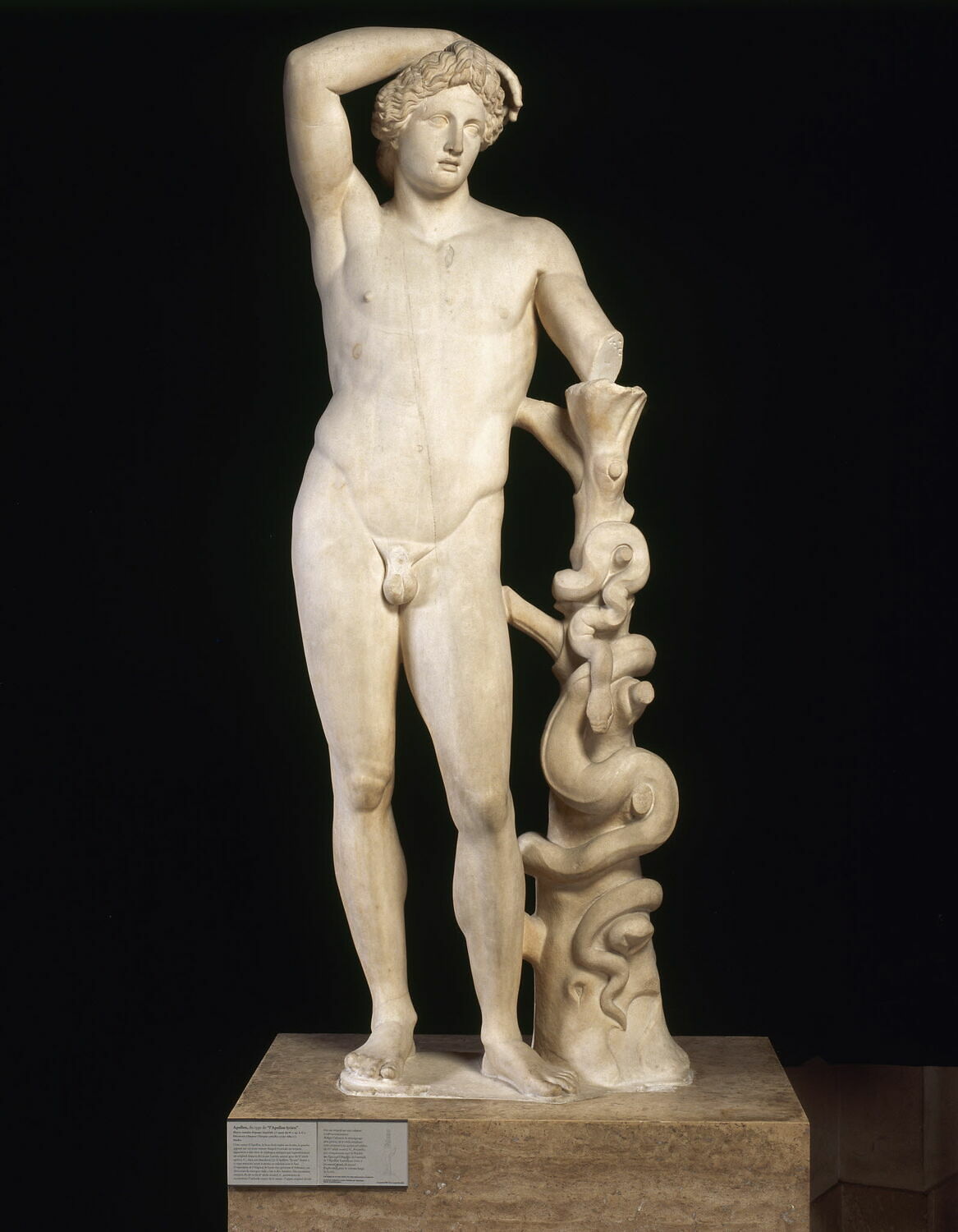 Apollon du type de l'"Apollon Lycien", romain impérial

Date de création/fabrication : 2e quart IIe s. ap. J.-C. (vers 150)