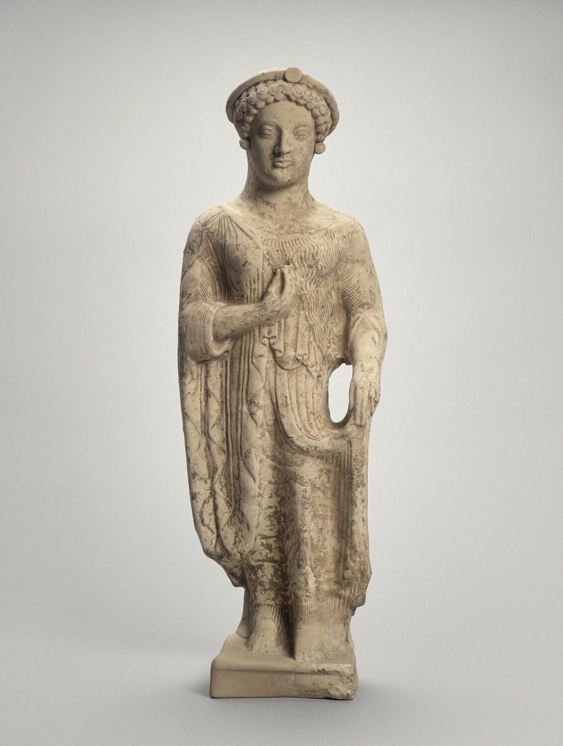 figurine, archaïque

Date de création/fabrication : 2e quart Ve s. av. J.-C. (-480 - -460)