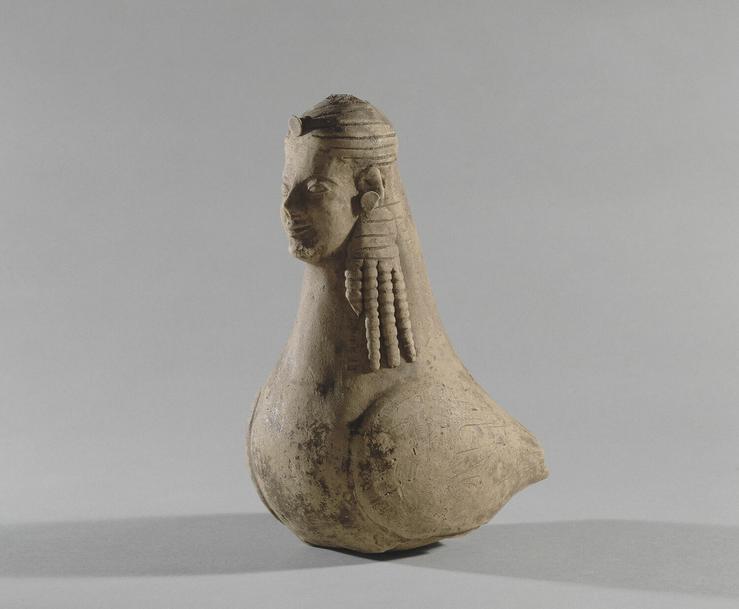 figurine, archaïque

Date de création/fabrication : 3e quart VIe s. av. J.-C. (-550 - -525)