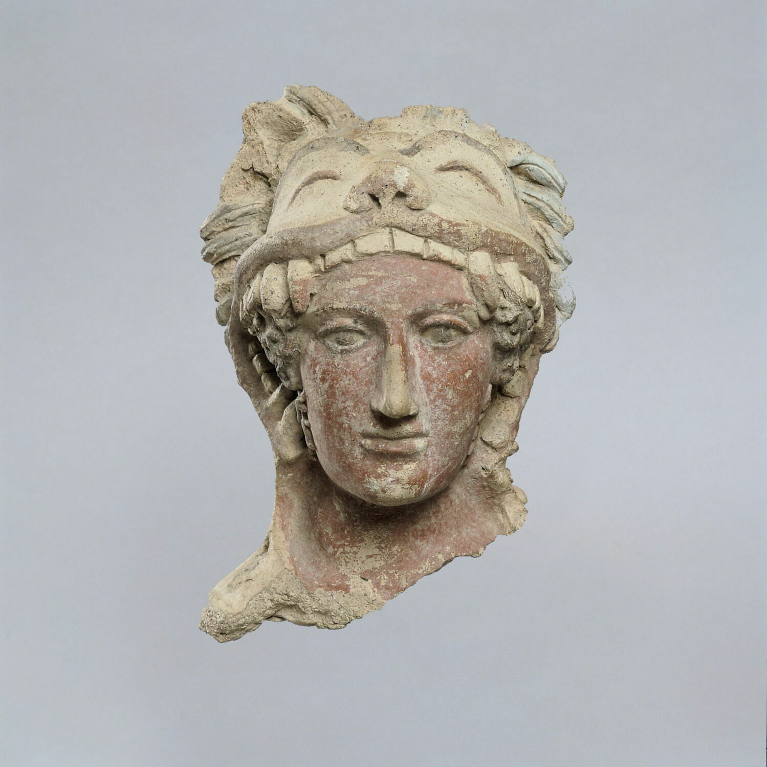 Tête d'Héraclès, classique

Date de création/fabrication : 4e quart Ve s. av. J.-C. ; 1e quart IVe s. av. J.-C. (-425 - -375)