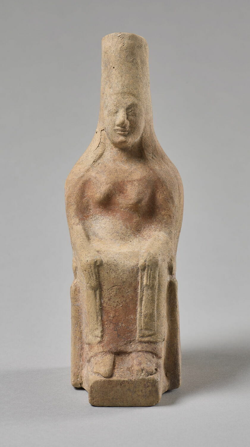 figurine, groupe d'Aphrodite, archaïque

Date de création/fabrication : 4e quart VIe s. av. J.-C. (-525 - -500)