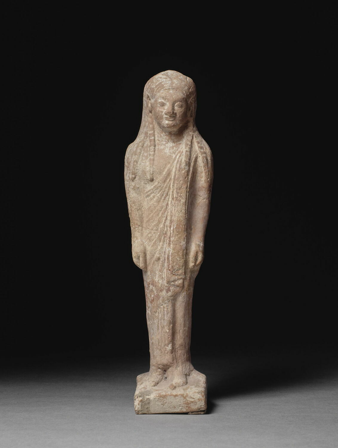 figurine, groupe d'Aphrodite, archaïque

Date de création/fabrication : 3e quart VIe s. av. J.-C. (vers -530 - -520)