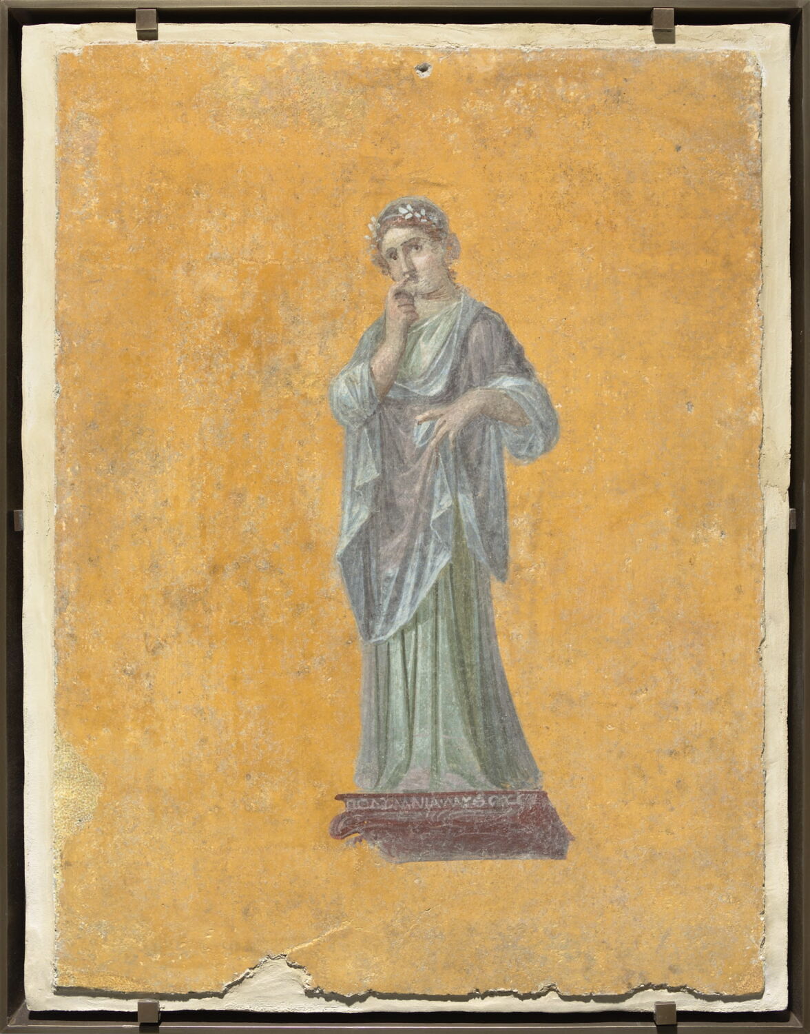 peinture murale, romain impérial ; 4e style

Date de création/fabrication : 2e moitié Ie s. ap. J.-C. (62 - 79)