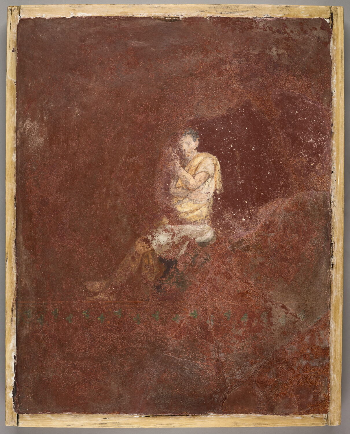 peinture murale, romain impérial

Date de création/fabrication : 1e moitié IIe s. ap. J.-C. (100 - 150)