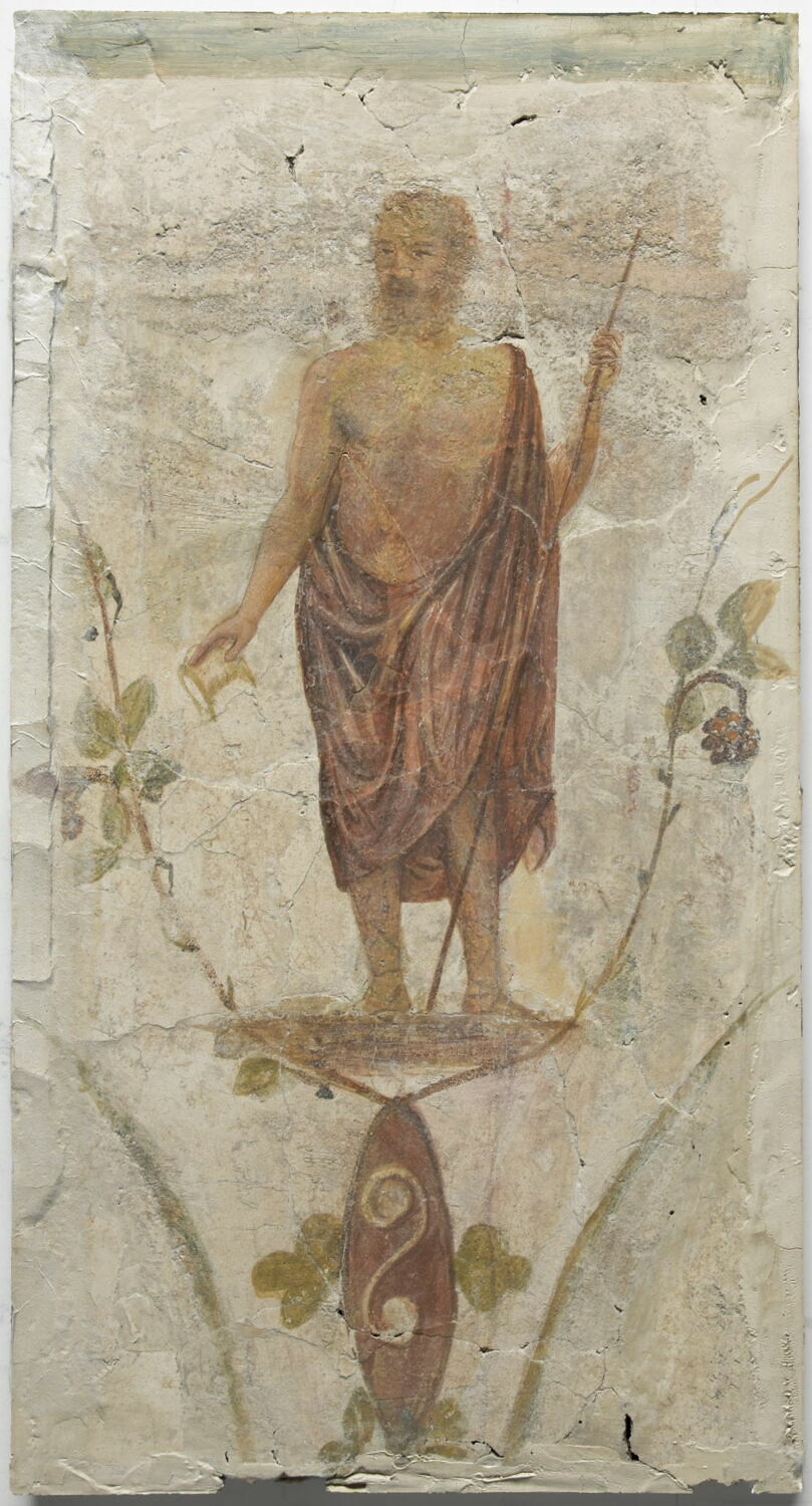 peinture murale, romain impérial

Date de création/fabrication : IIIe s. ap. J.-C. (?) (200 - 300)