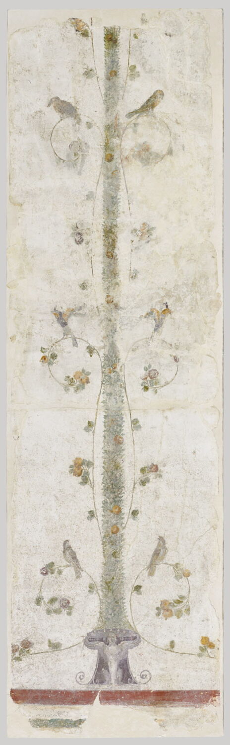 peinture murale, romain impérial ; 4e style

Date de création/fabrication : 2e moitié Ie s. ap. J.-C. (50 - 100)